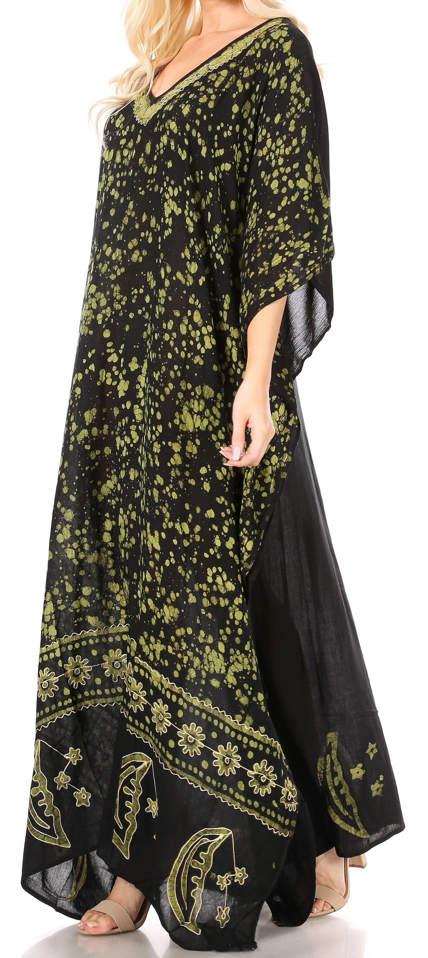 Sakkas Tacy Women's Boho Summer Maxi Dress for Casual or Lounge Wear - Concordia Style Boutique