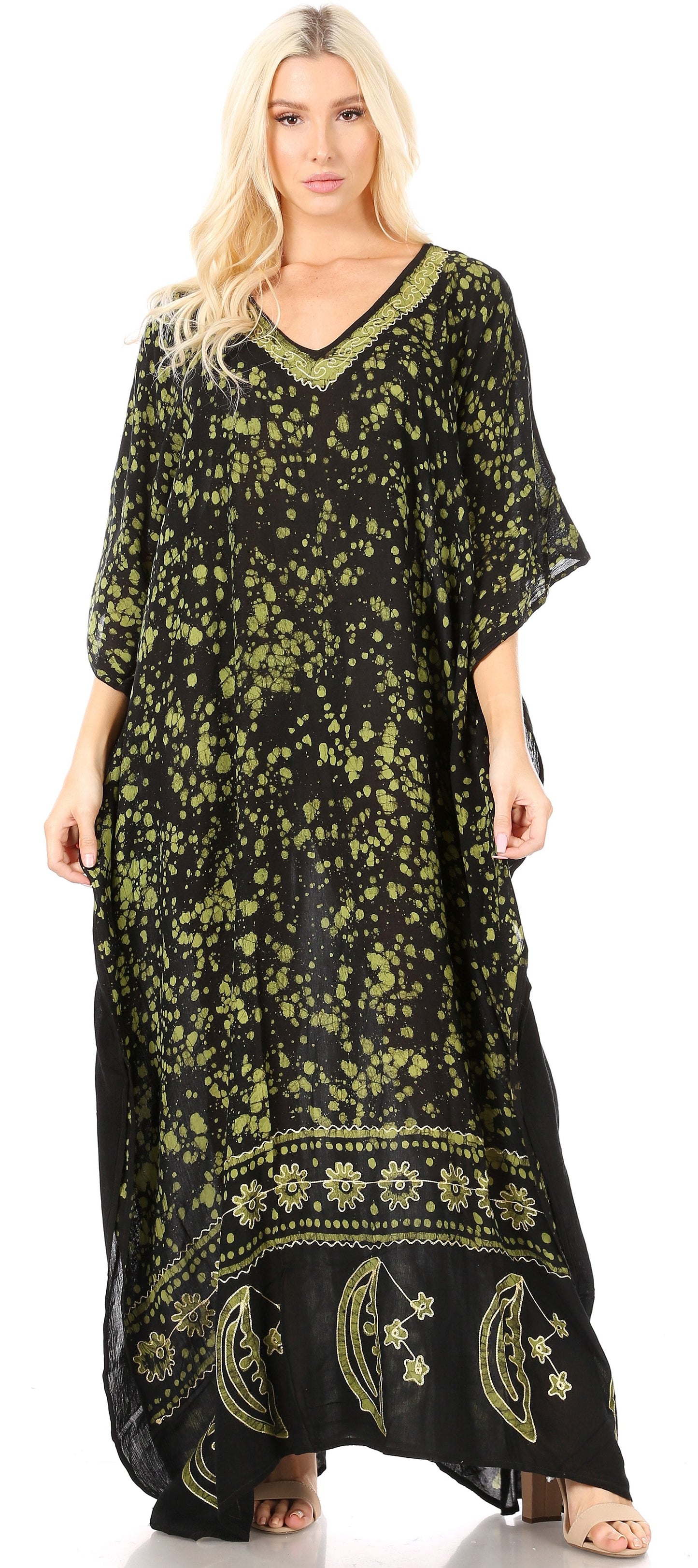 Sakkas Tacy Women's Boho Summer Maxi Dress for Casual or Lounge Wear - Concordia Style Boutique