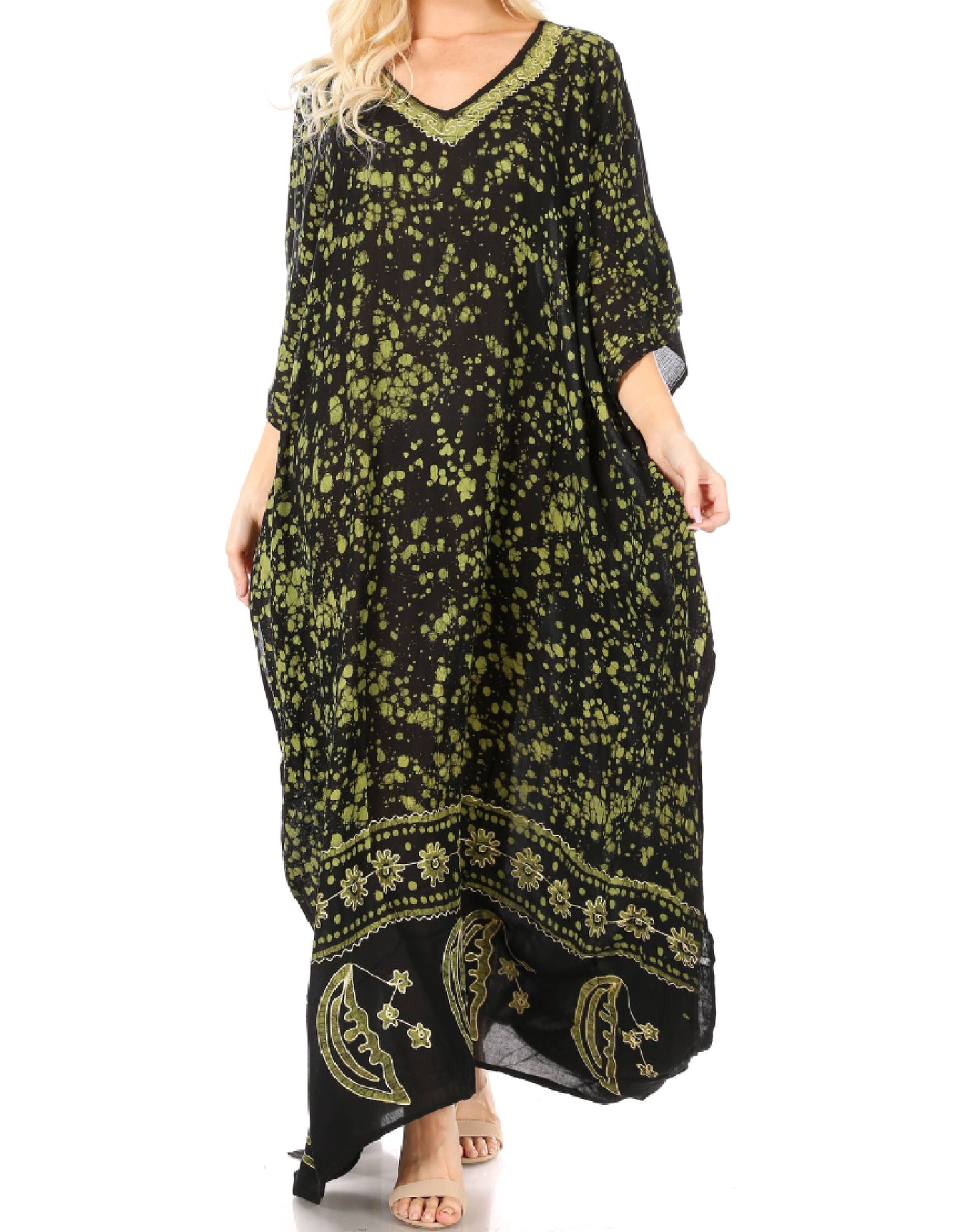 Sakkas Tacy Women's Boho Summer Maxi Dress for Casual or Lounge Wear - Concordia Style Boutique