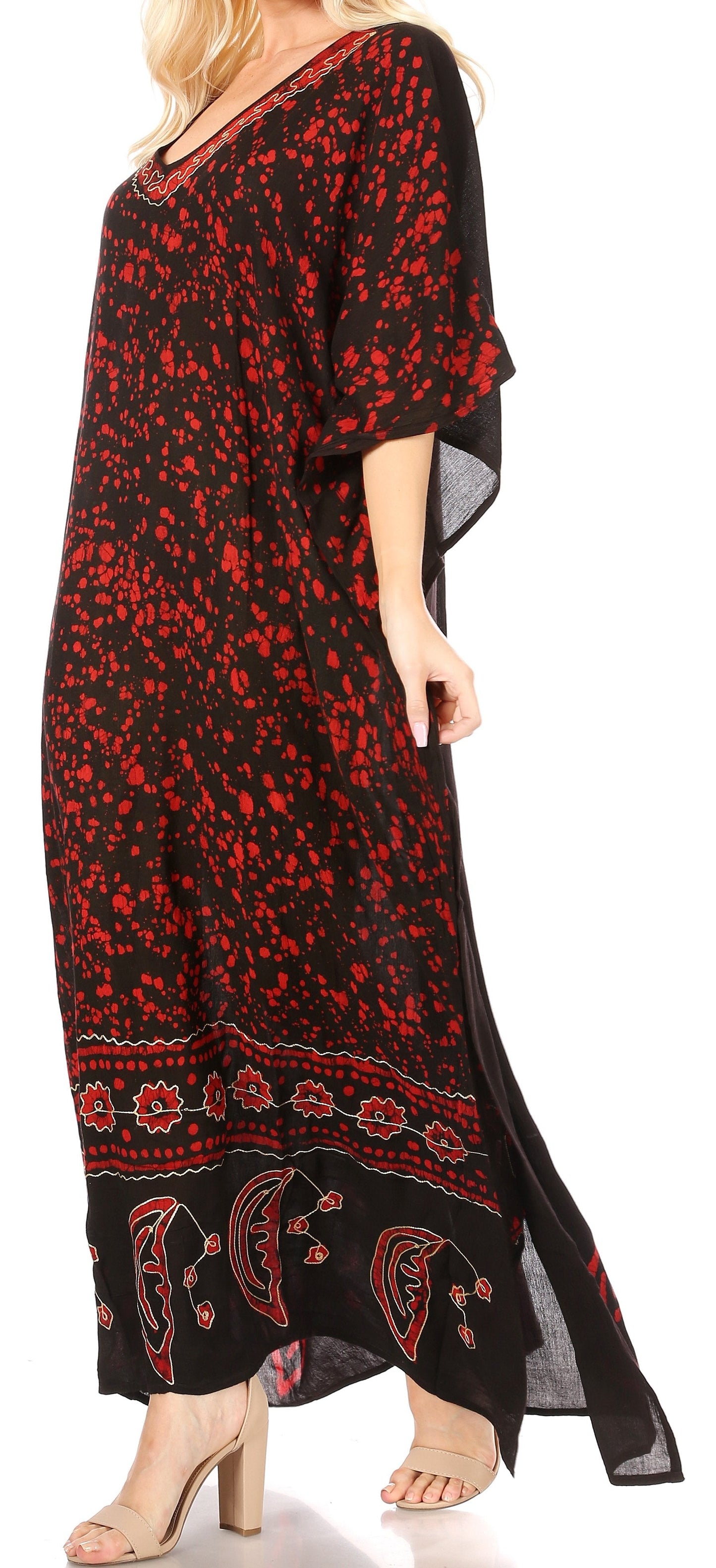 Sakkas Tacy Women's Boho Summer Maxi Dress for Casual or Lounge Wear - Concordia Style Boutique