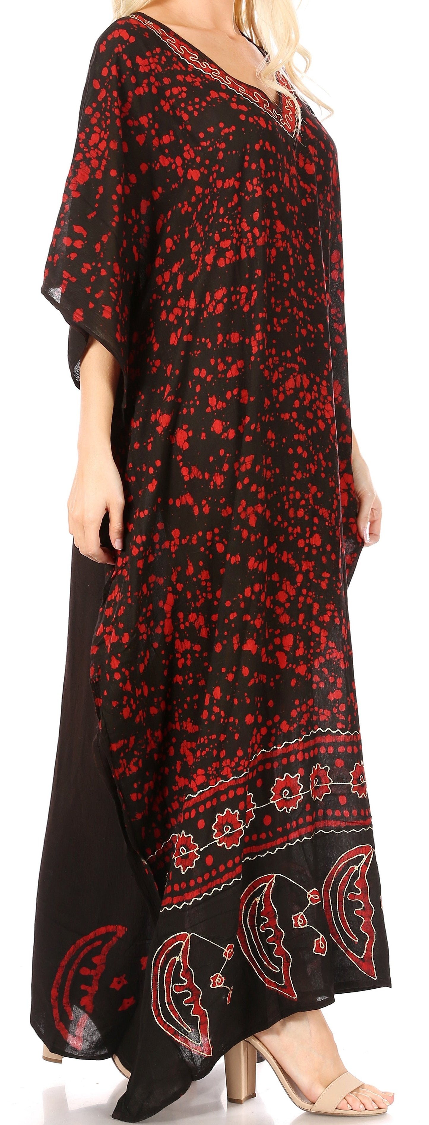 Sakkas Tacy Women's Boho Summer Maxi Dress for Casual or Lounge Wear - Concordia Style Boutique