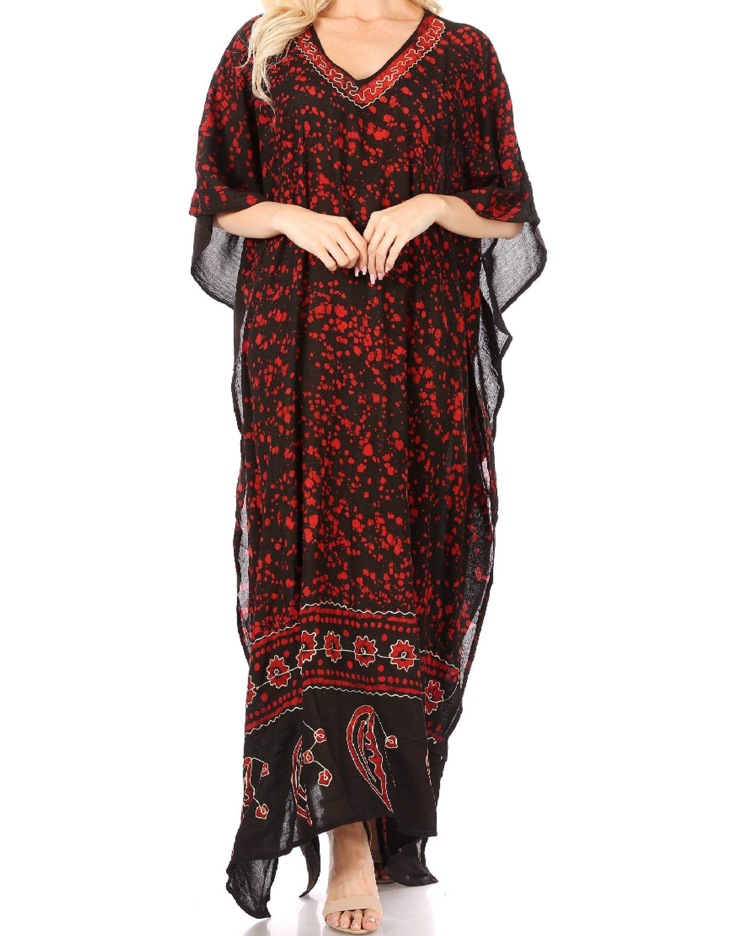 Sakkas Tacy Women's Boho Summer Maxi Dress for Casual or Lounge Wear - Concordia Style Boutique