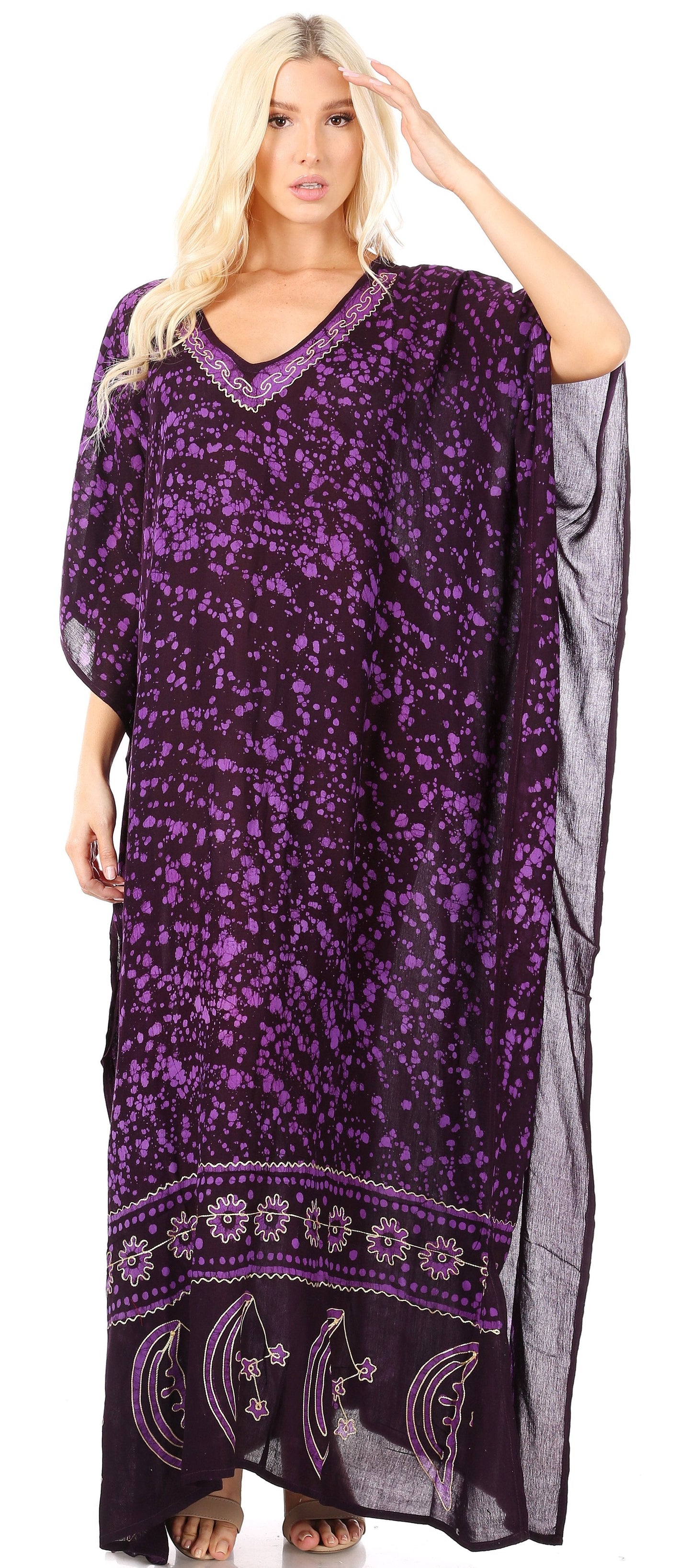 Sakkas Tacy Women's Boho Summer Maxi Dress for Casual or Lounge Wear - Concordia Style Boutique