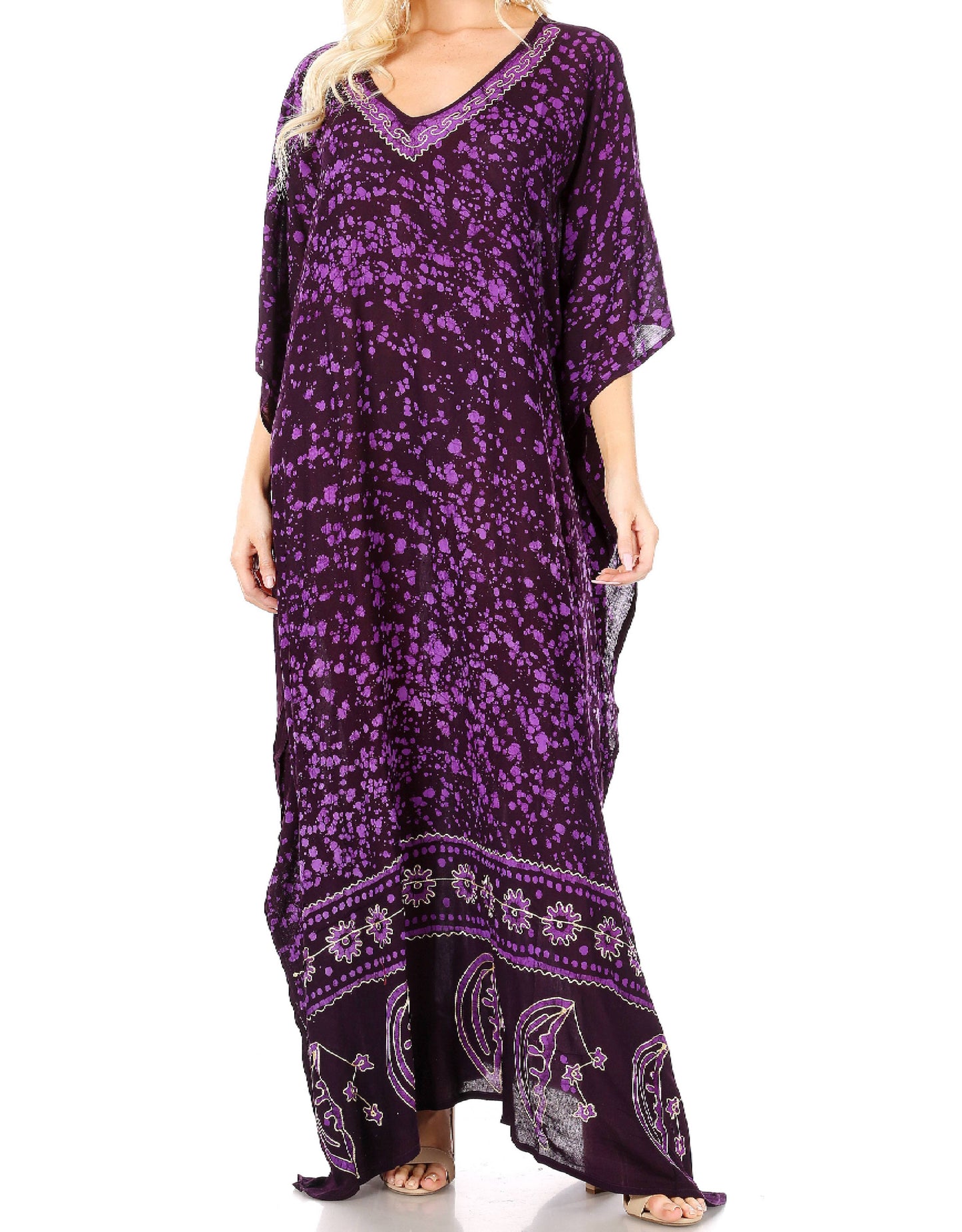 Sakkas Tacy Women's Boho Summer Maxi Dress for Casual or Lounge Wear - Concordia Style Boutique