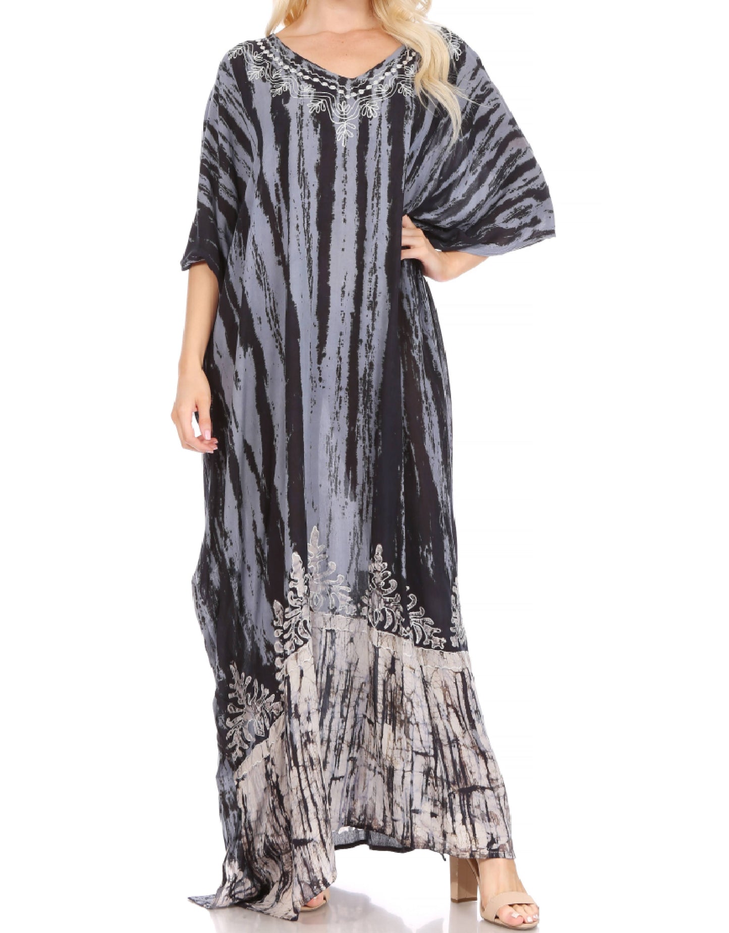 Sakkas Tacy Women's Boho Summer Maxi Dress for Casual or Lounge Wear - Concordia Style Boutique