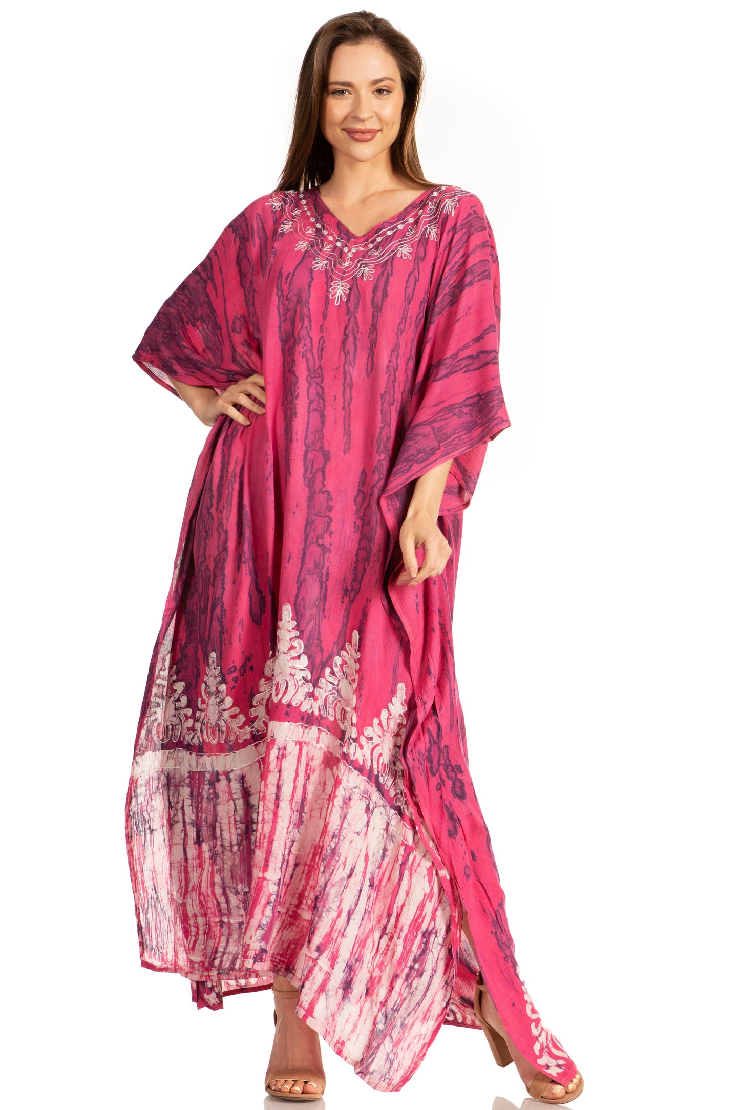 Sakkas Tacy Women's Boho Summer Maxi Dress for Casual or Lounge Wear - Concordia Style Boutique