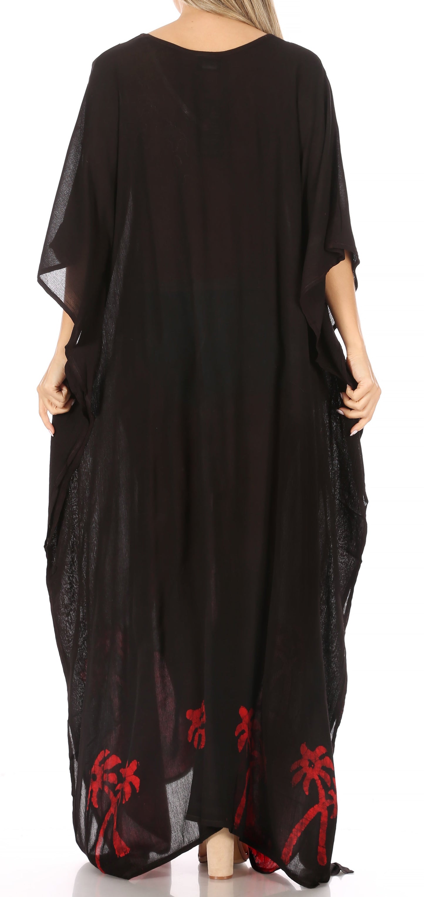 Sakkas Leonor Women's Boho Casual Long Maxi Caftan Dress Kaftan Cover-up LougeWear - Concordia Style Boutique