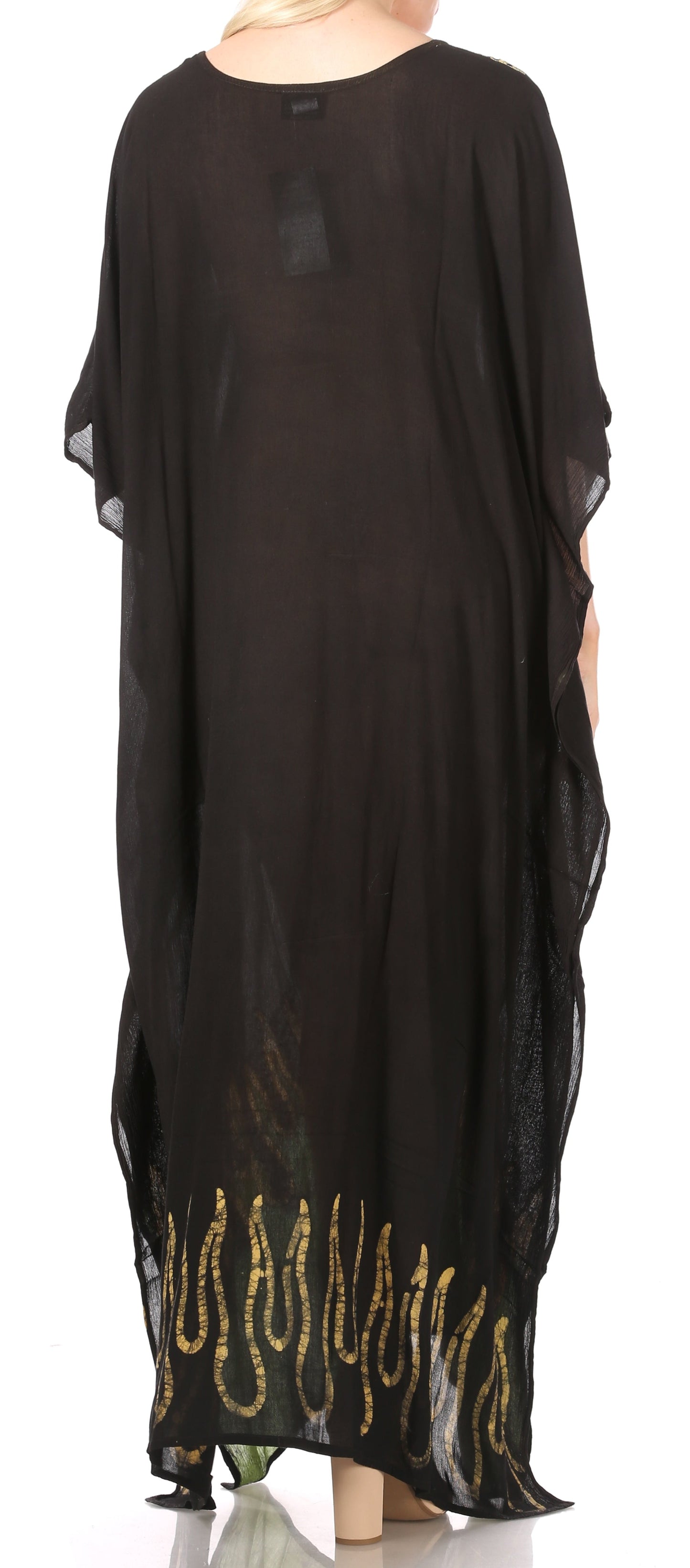 Sakkas Leonor Women's Boho Casual Long Maxi Caftan Dress Kaftan Cover-up LougeWear - Concordia Style Boutique