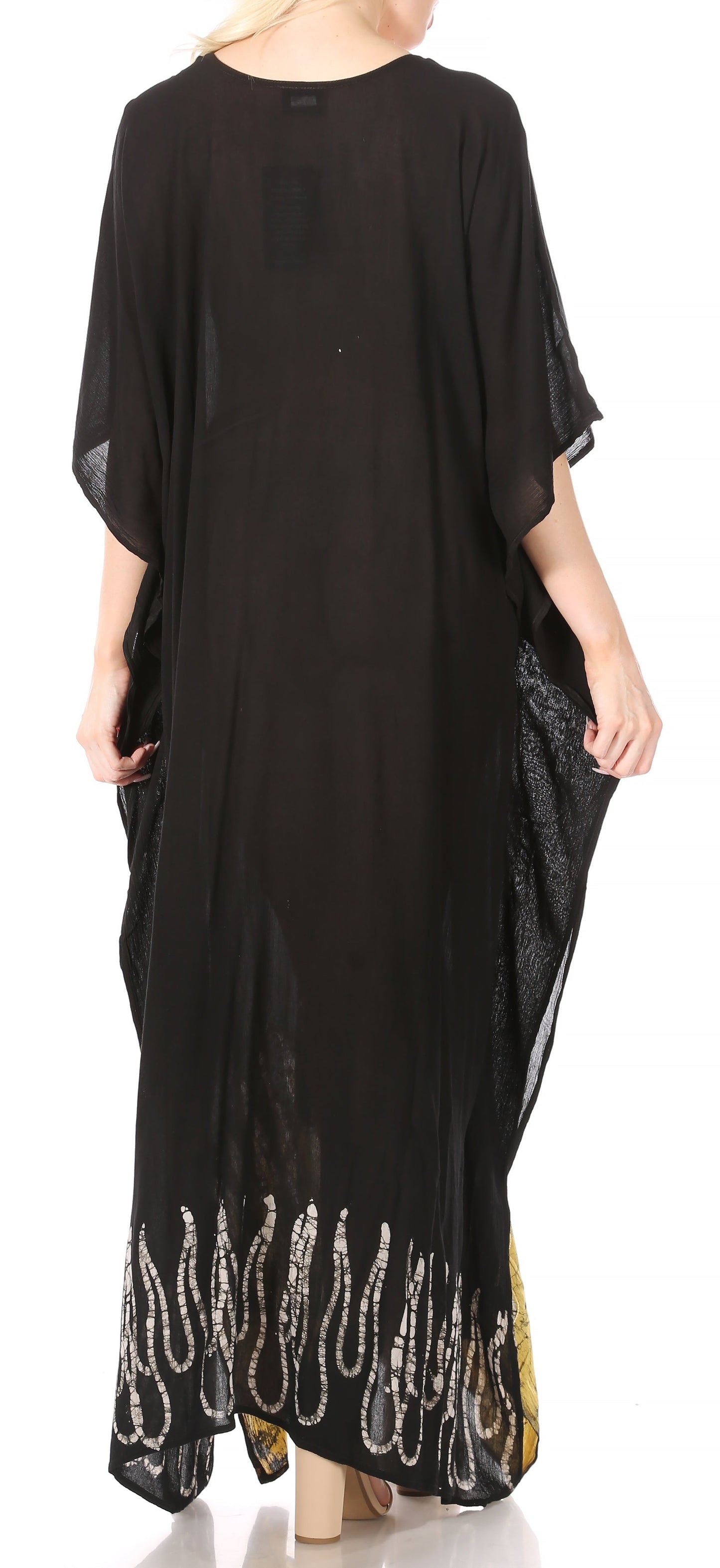 Sakkas Leonor Women's Boho Casual Long Maxi Caftan Dress Kaftan Cover-up LougeWear - Concordia Style Boutique