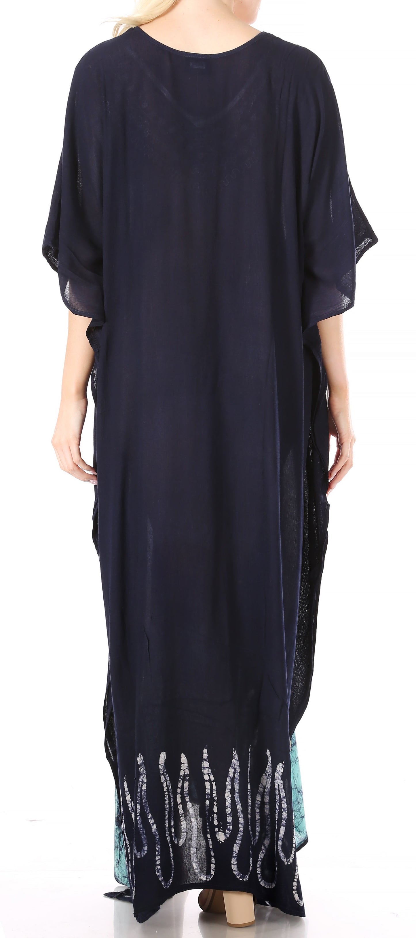 Sakkas Leonor Women's Boho Casual Long Maxi Caftan Dress Kaftan Cover-up LougeWear - Concordia Style Boutique