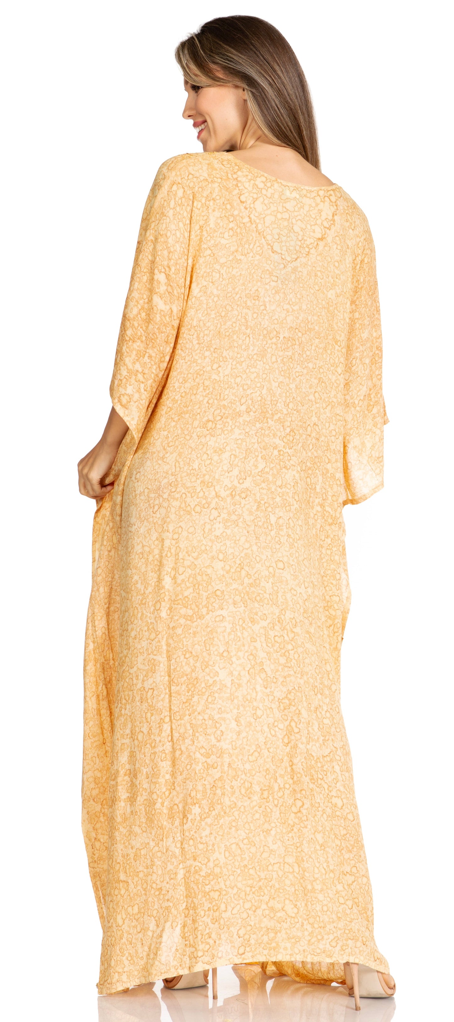 Sakkas Catia Women's Boho-Style Long Maxi Caftan for Lounging and Casual Wear - Concordia Style Boutique