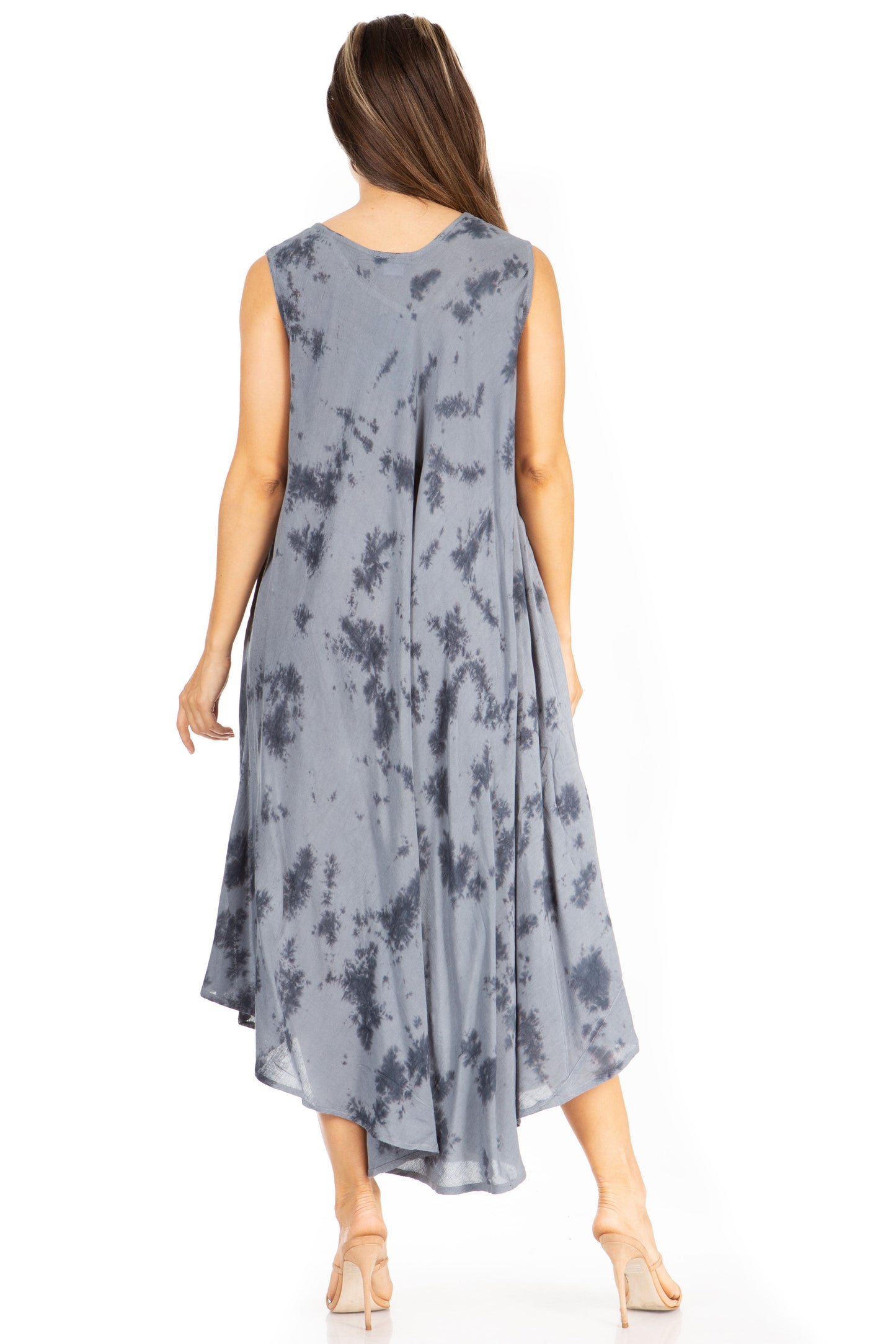 Sakkas Starlight Second Tie Dye Caftan Dress: Women's Beach Cover Up - Concordia Style Boutique