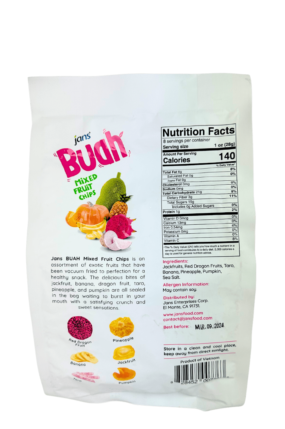 Freeze Dried Mixed Fruit Chips - Concordia Style Boutique
