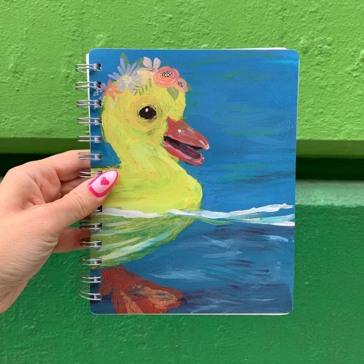Duckling Spiral Notebook | Double-Sided Journal | 120 Lined Pages - Concordia Style Boutique