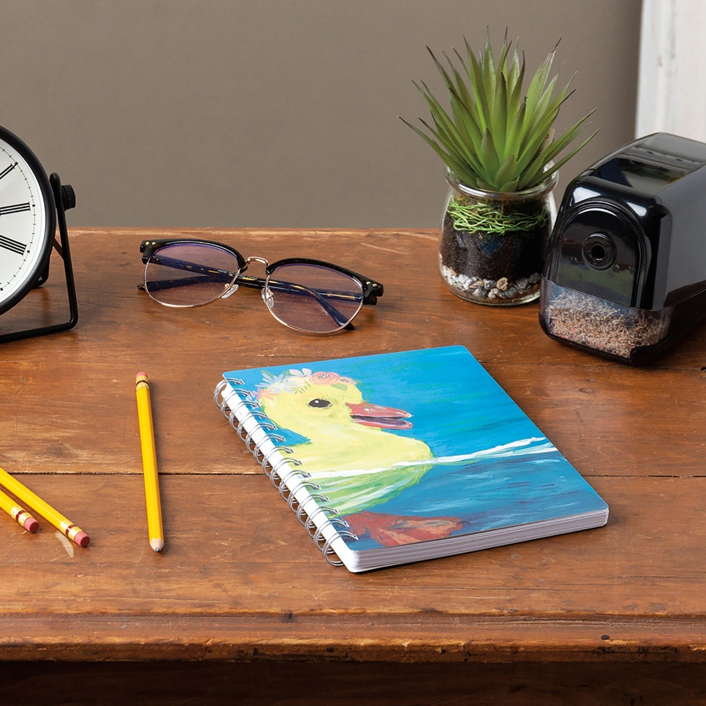 Duckling Spiral Notebook | Double-Sided Journal | 120 Lined Pages - Concordia Style Boutique