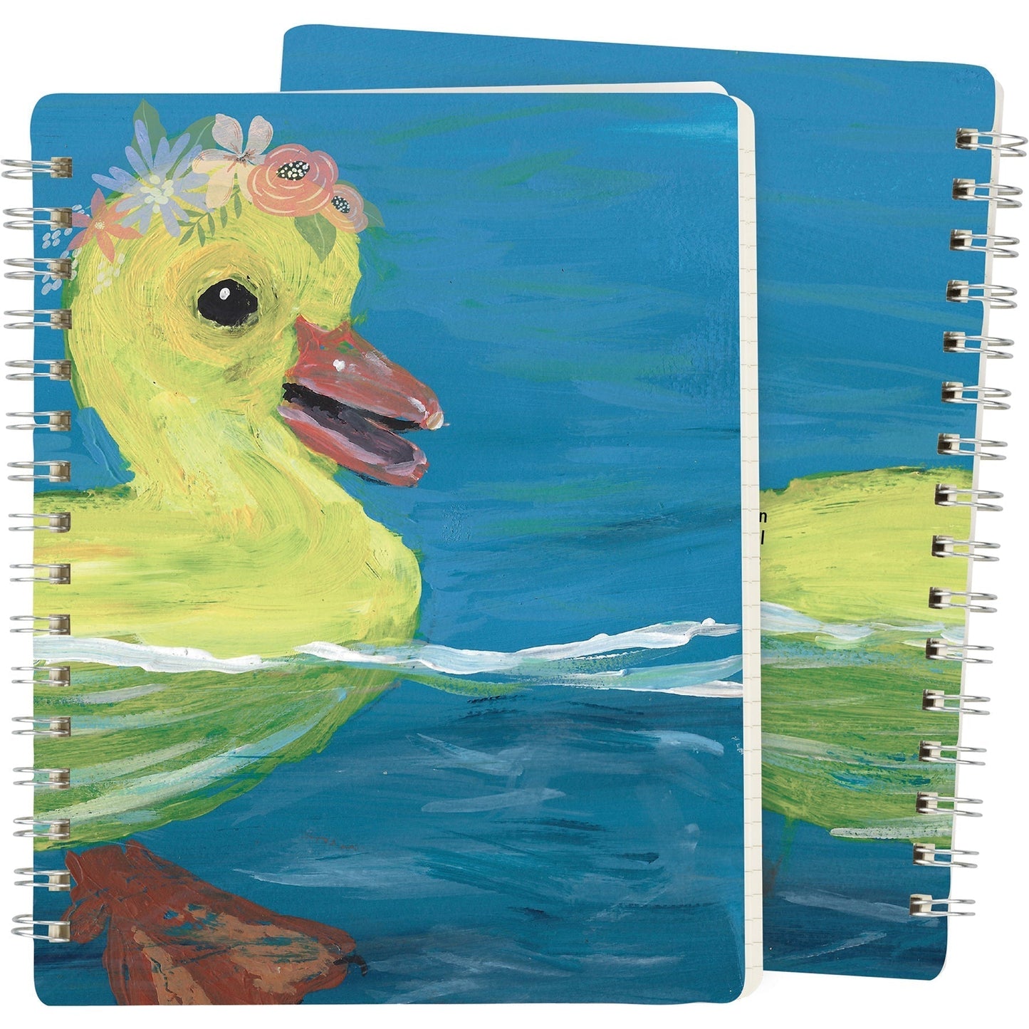 Duckling Spiral Notebook | Double-Sided Journal | 120 Lined Pages - Concordia Style Boutique