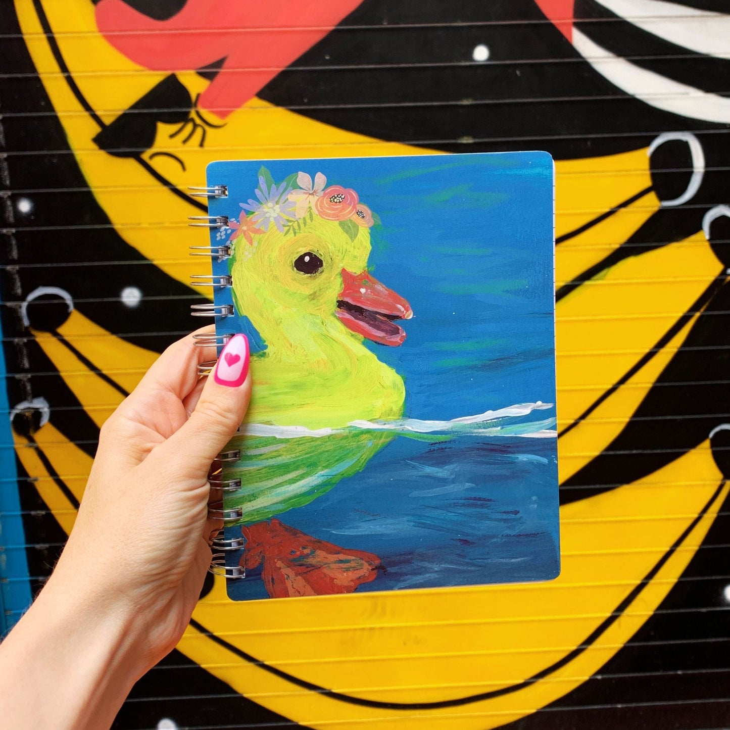 Duckling Spiral Notebook | Double-Sided Journal | 120 Lined Pages - Concordia Style Boutique