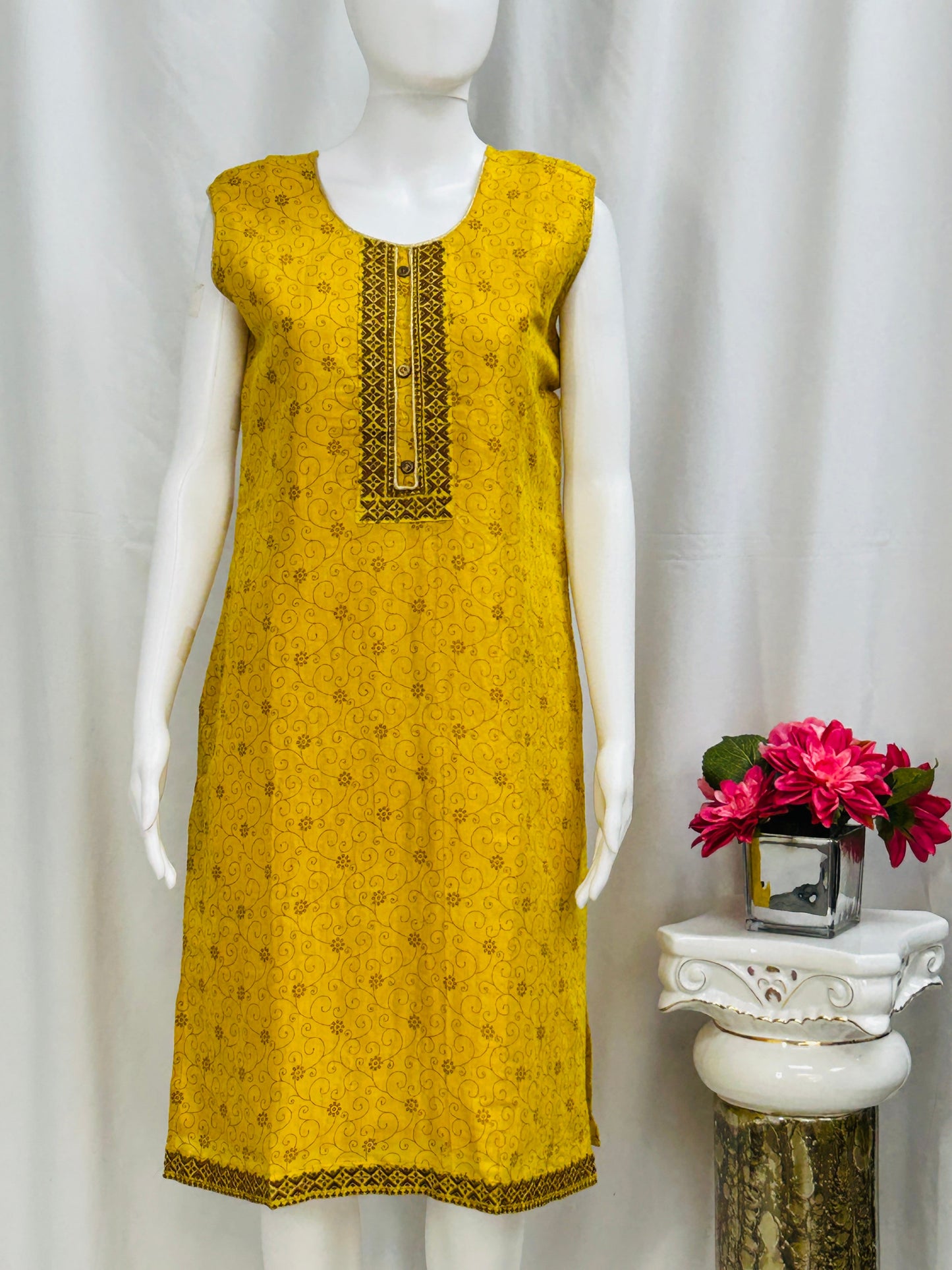 Chanderi Silk Kurti