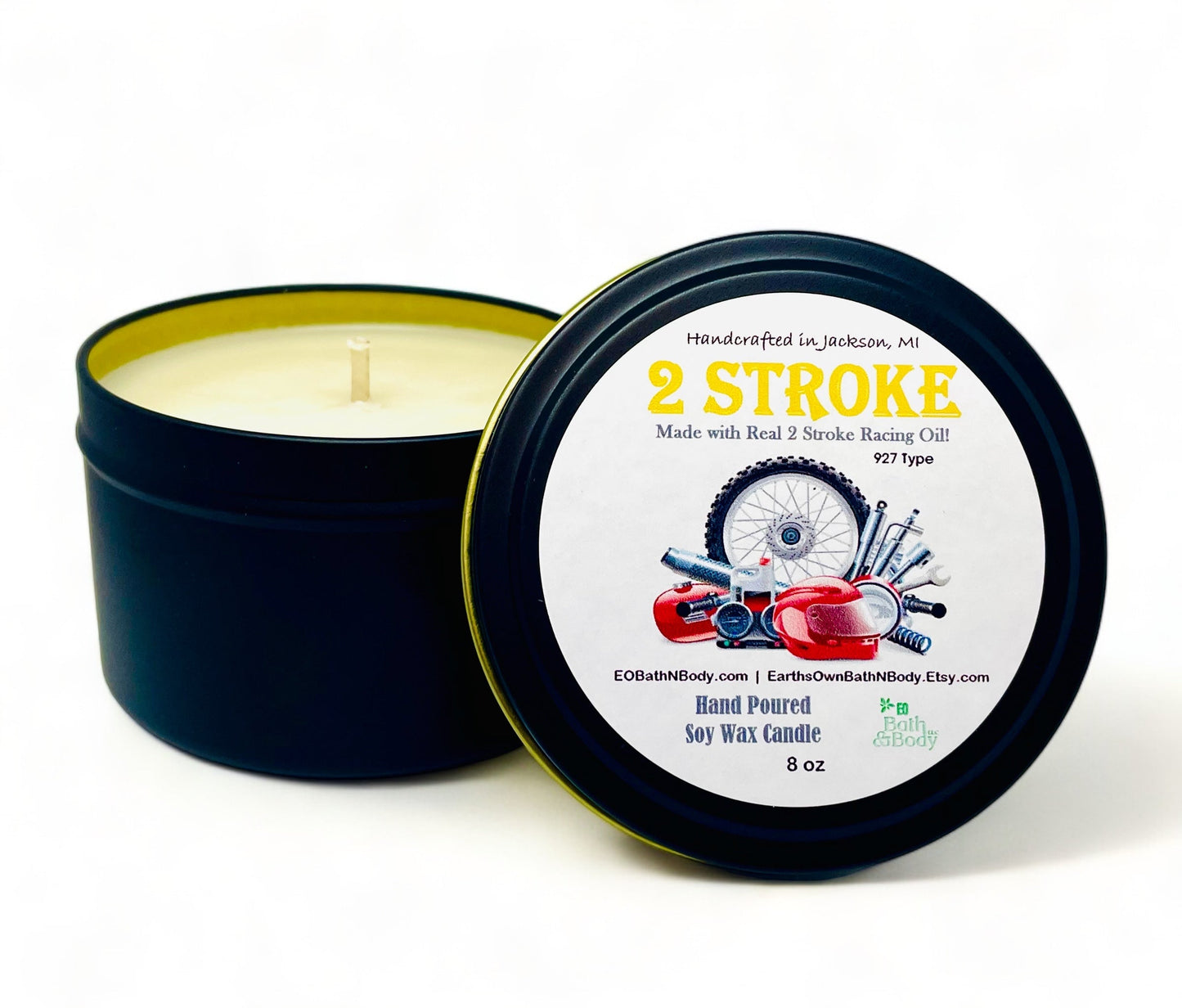 2 Stroke Engine Candle - Choose Size & Type in drop down menu - Concordia Style Boutique