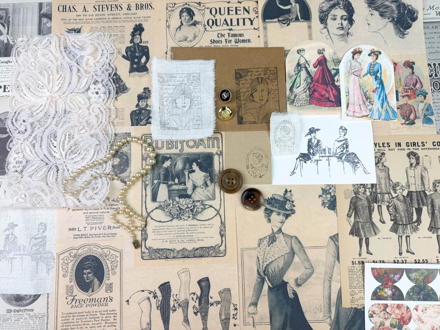 Fashion Ephemera Kit - Concordia Style Boutique