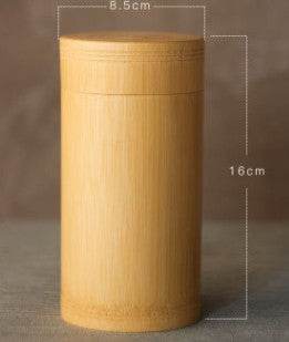 Bamboo Storage Bottles / Jars Wooden / Containers- Handmade For Spices / Tea / Coffee / Sugar - Concordia Style Boutique