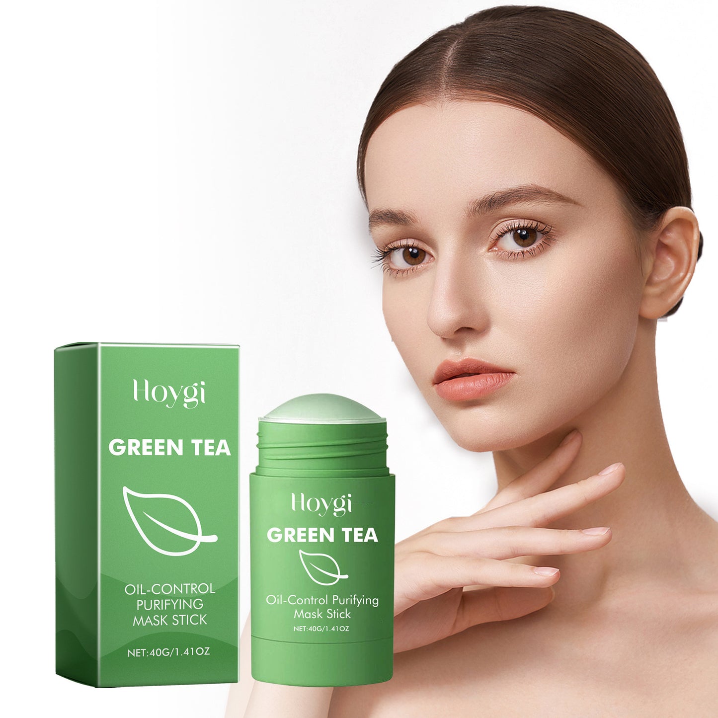 HOYGI Green Tea Cleansing Mask Pores - Purifying - Removes Blackheads - Oil Control - Acne Treatment - Blemish Mark Whitening Moisturizing Mask - Premium Green Tea Cleansing Mask from Concordia Style Boutique - Just $9.67! Shop now at Concordia Style Boutique