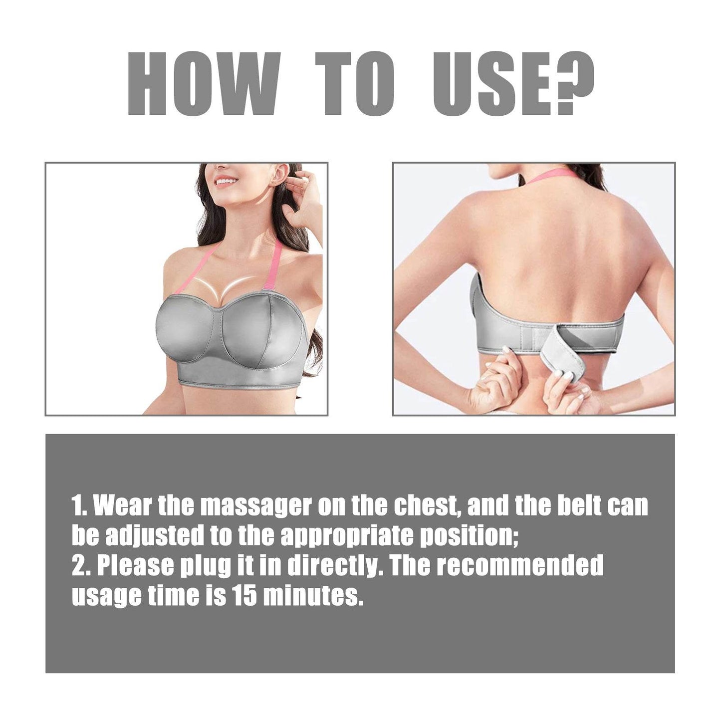 Electric Breast Massager, Firming Full Firm Anti-Sagging Volumizing Lift Massage Chest Treatment - Concordia Style Boutique