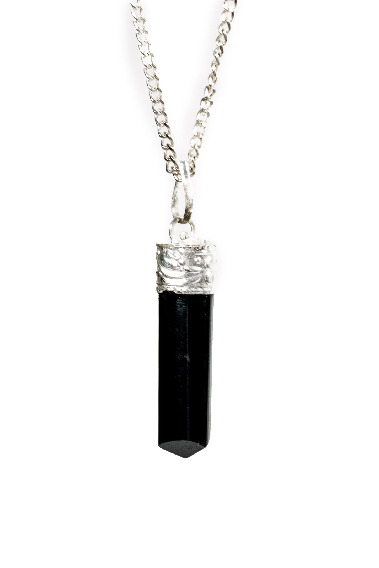Black Tourmaline Protection Pendant (Ships from USA!)