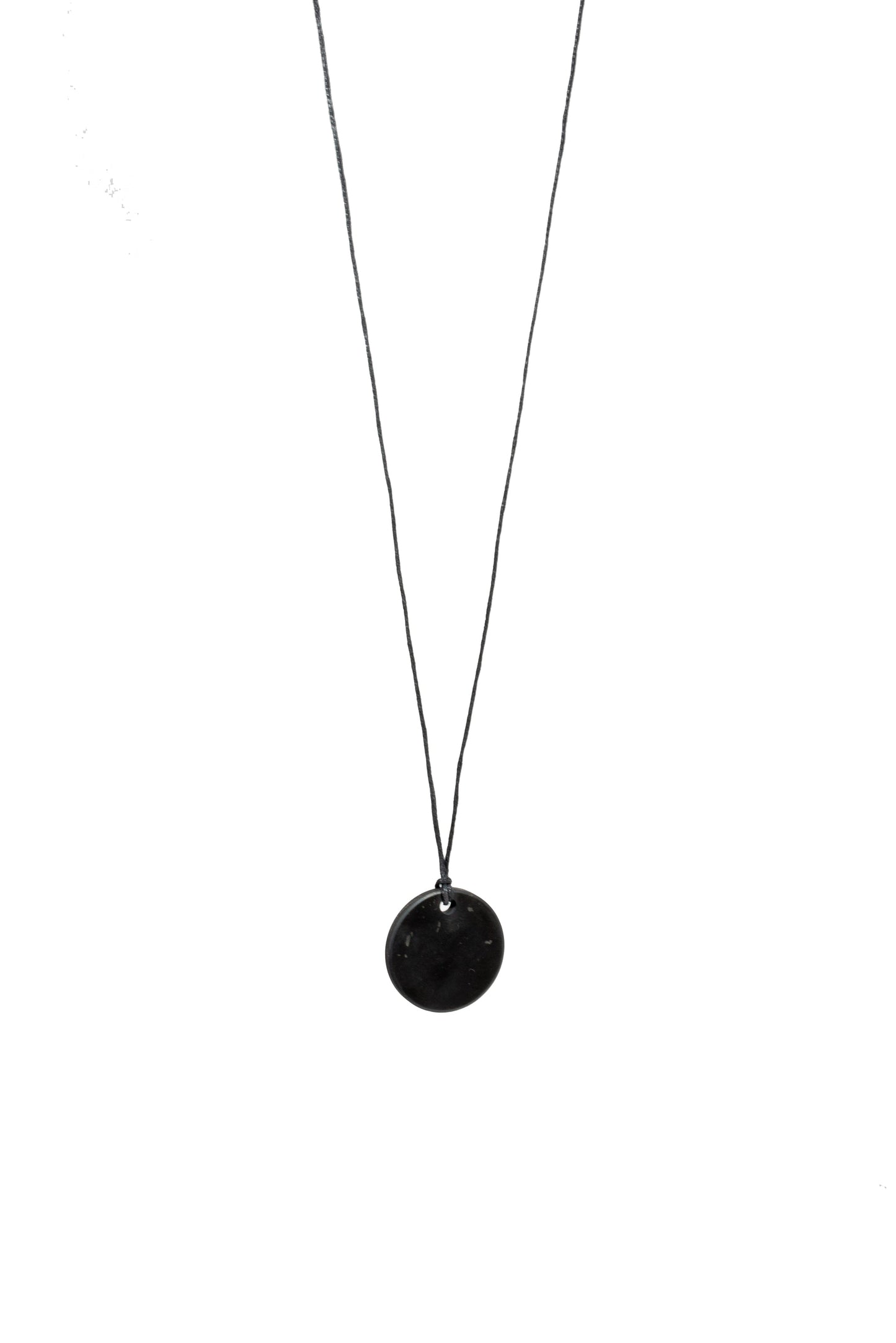 Shungite Round Pendant for EMF Protection (Ships From USA!)