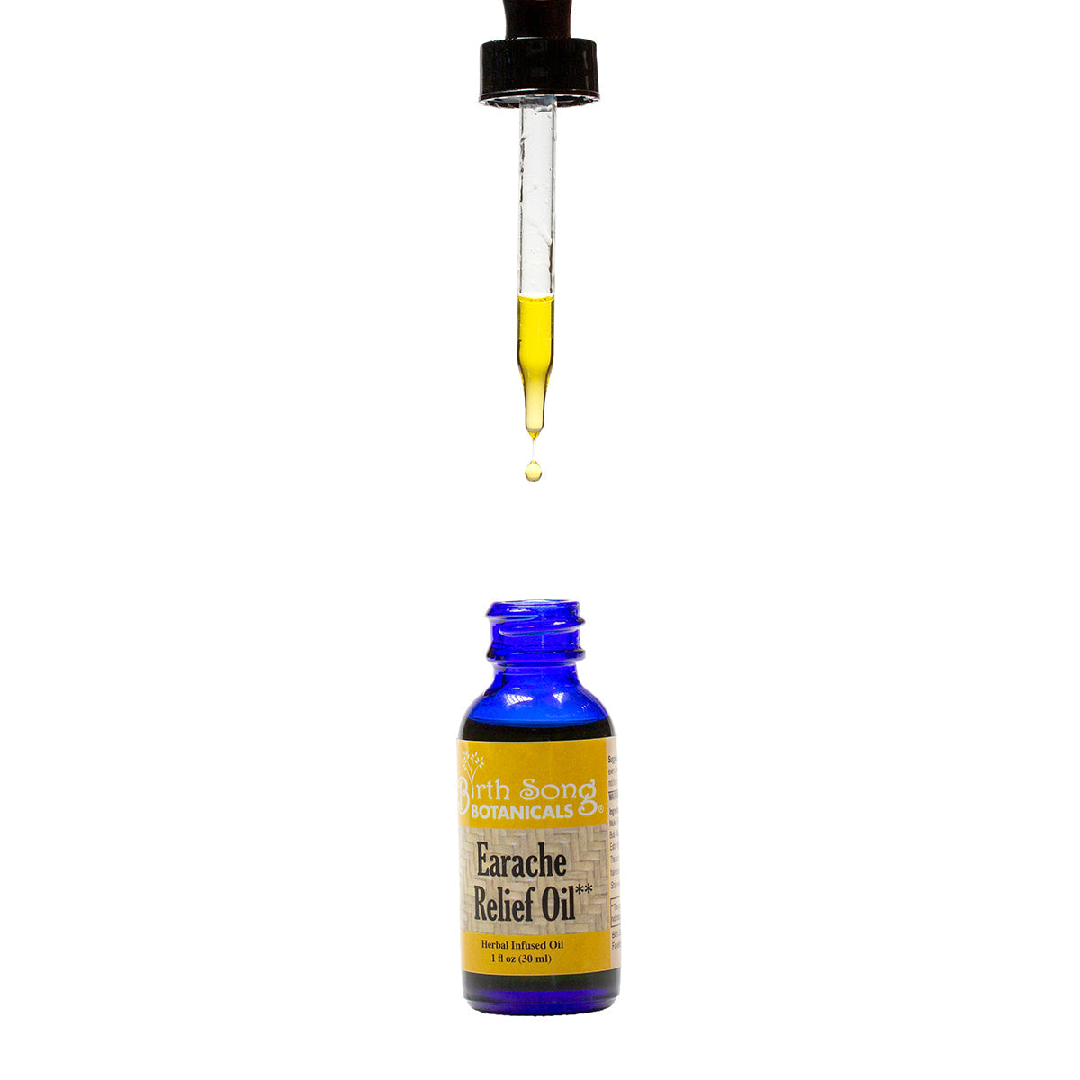 Herbal Ear Oil, Natural Ear Drops, Blended with Garlic and Mullein Flowers, for Swimmers and Wax Removal 1 oz. - Concordia Style Boutique
