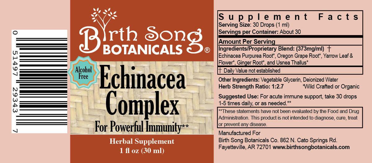 Echinacea Complex Herbal Tincture, Liquid Echinacea Root Extract for Immune System Support* 1 oz. - Concordia Style Boutique