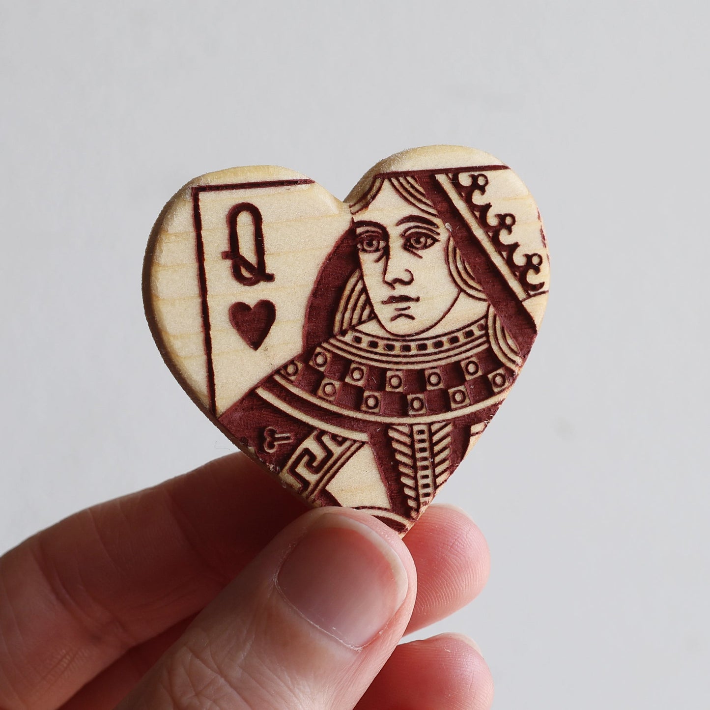 Engraved Heart Magnets