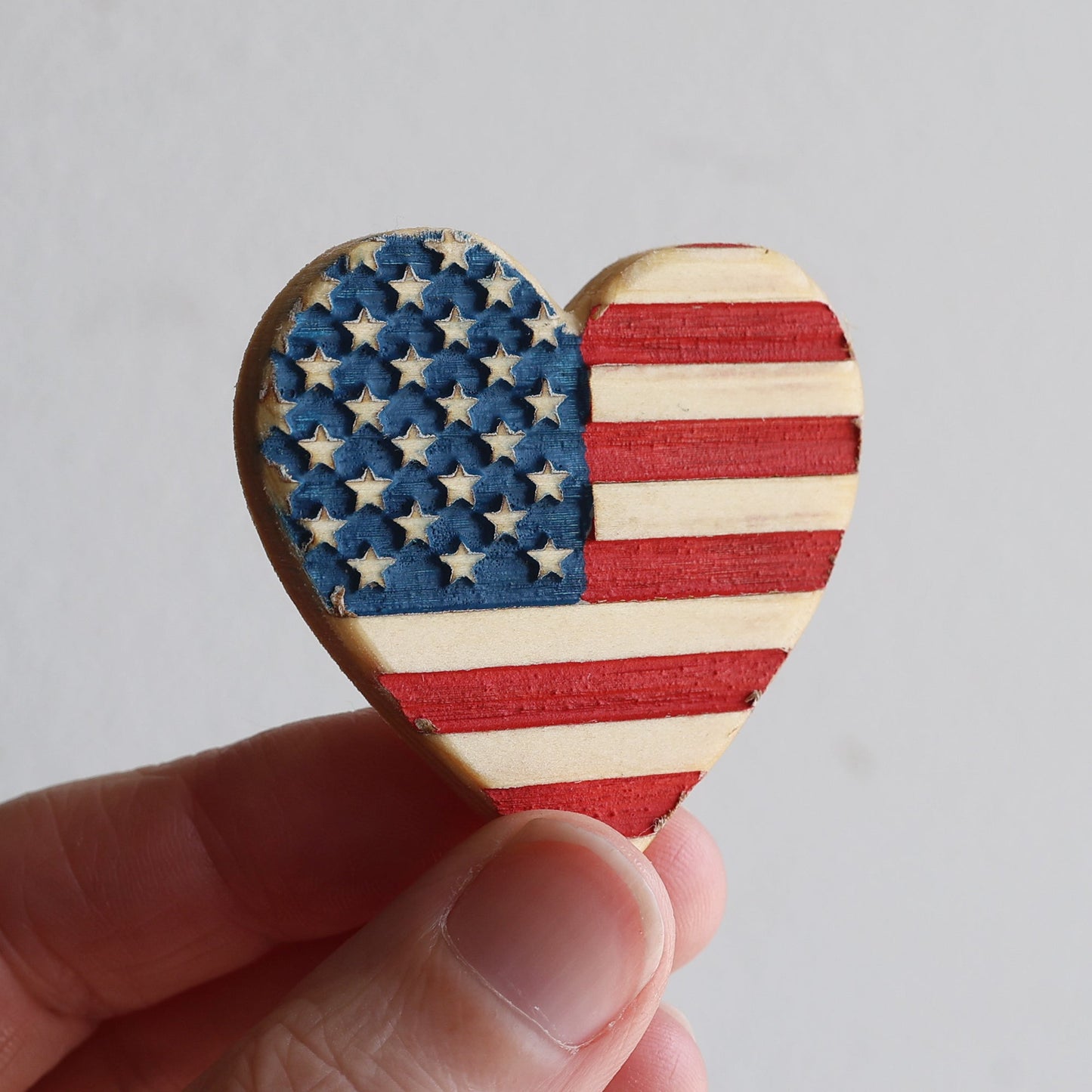 Engraved Heart Magnets