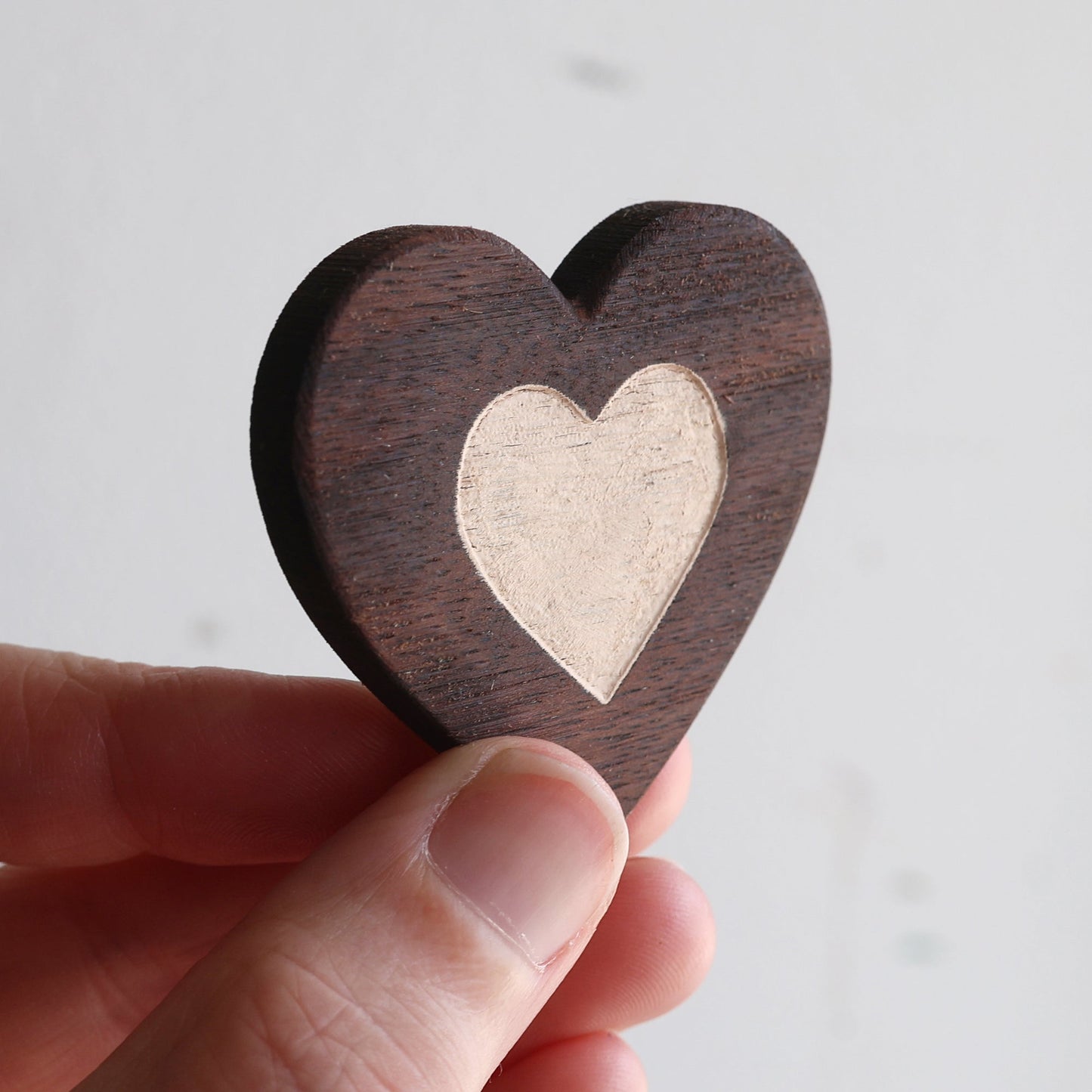 Engraved Heart Magnets