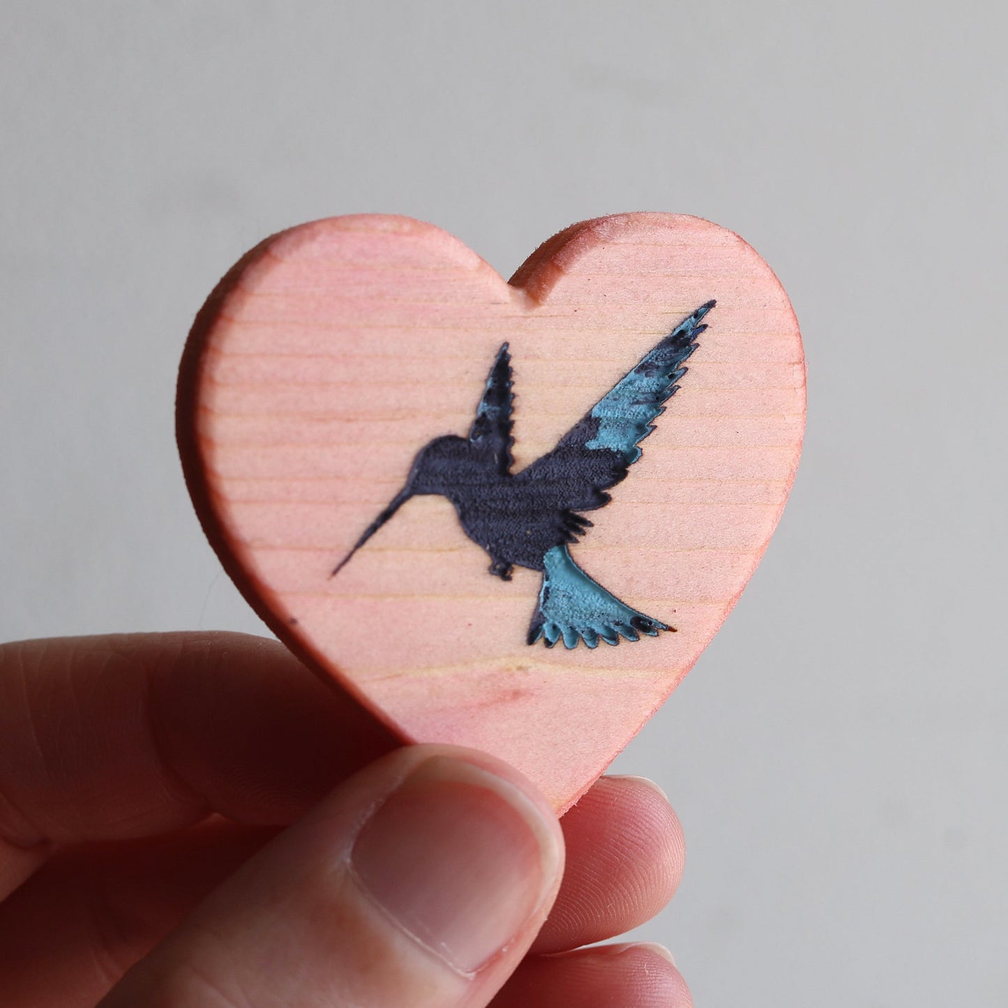 Engraved Heart Magnets