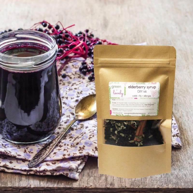 Elderberry DIY Kit - Herbal Remedy Aid for Colds, Flu, Allergies - Concordia Style Boutique