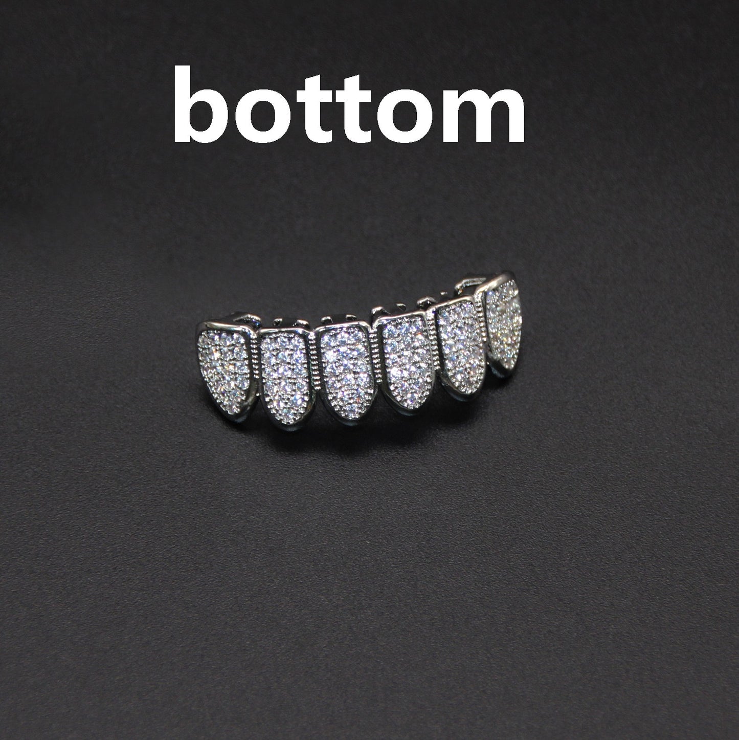 Hip hop Veneers/ Grills with Copper Zircon micro inlaid - Premium Hip hop Veneers from Concordia Style Boutique - Just $15.50! Shop now at Concordia Style Boutique