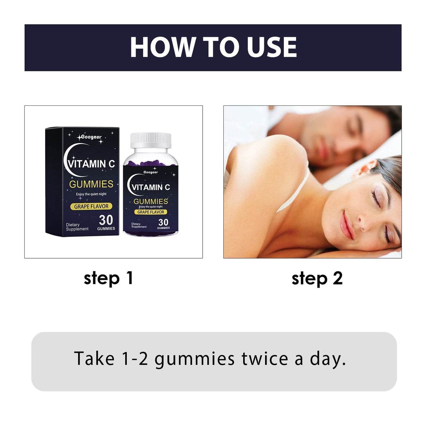 Googeer Melatonin Gummy, Vitamin C Gummy Body Supplement - Concordia Style Boutique