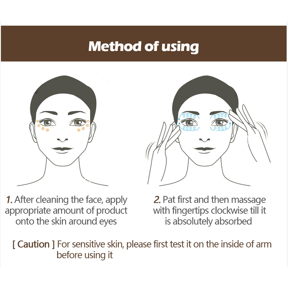 Magic Eye Cream - Removal of Dark Circles - Anti-Wrinkles and Eye Bags - Repair Crocodile Eyes - Serum Peptide - Collagen Serum (1 Piece)) - Premium Eye Cream from Concordia Style Boutique - Just $12.02! Shop now at Concordia Style Boutique