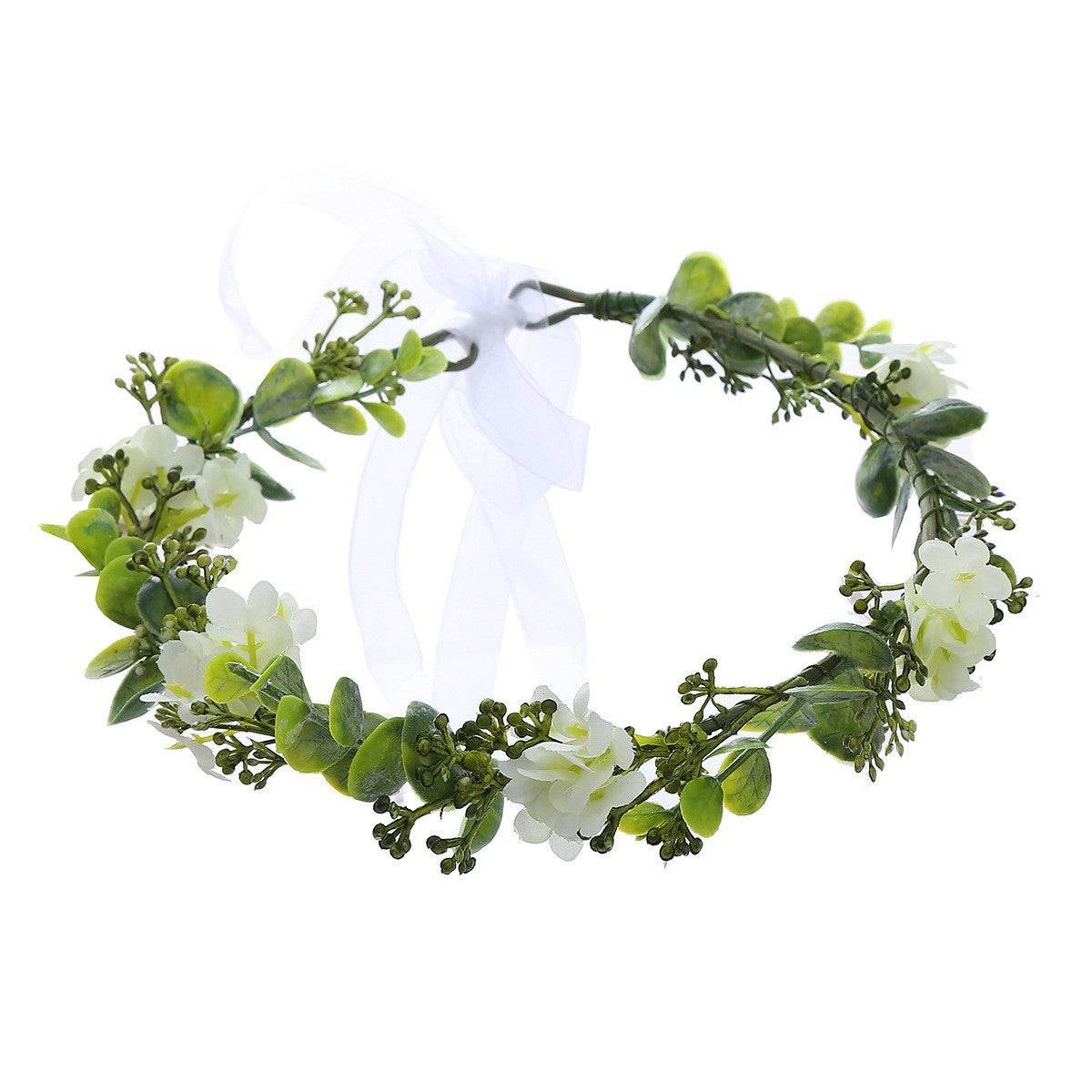 flower simulation floral wreath / headdress - Concordia Style Boutique