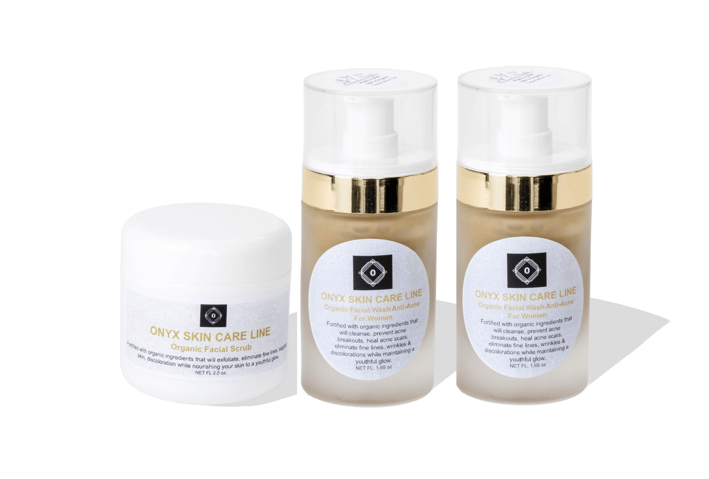 Anti-Acne Organic Three-Step System For Moderate/Severe Acne - For WOMEN - Concordia Style Boutique