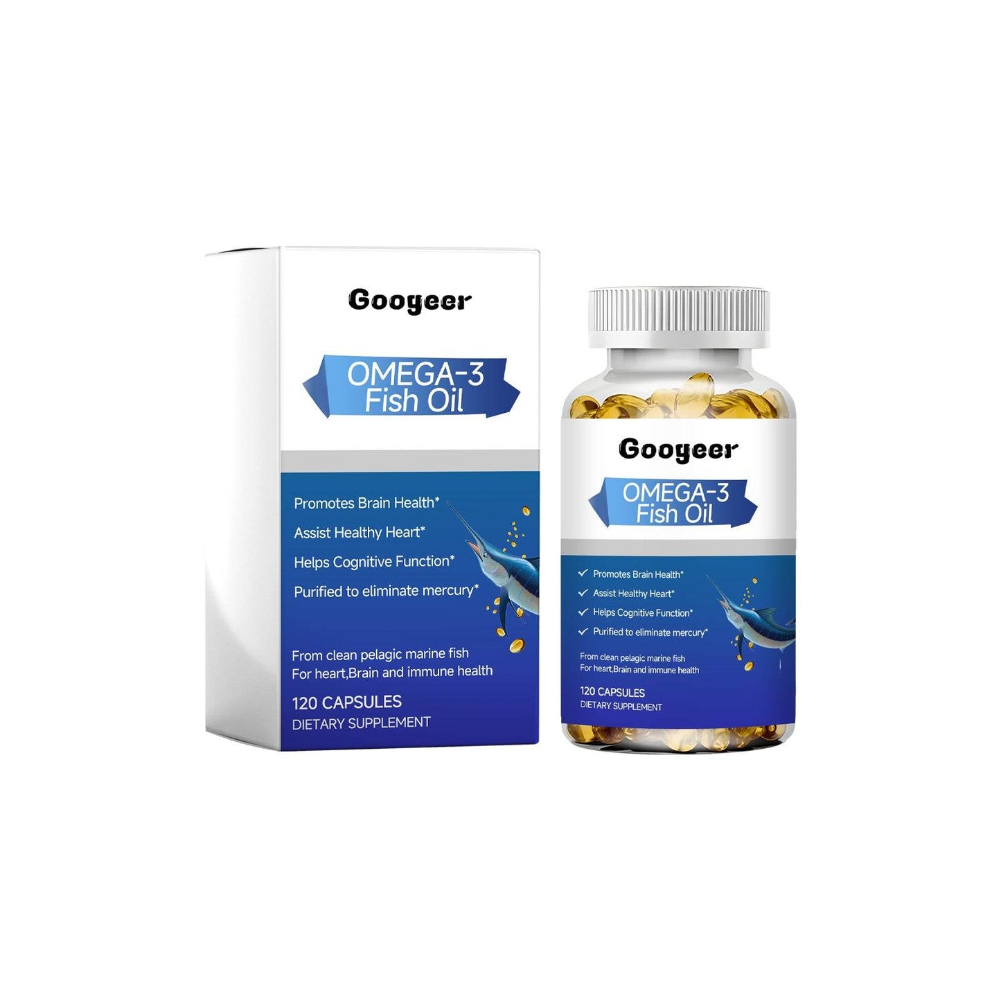 Googeer Omega-3 Fish Oil - Concordia Style Boutique