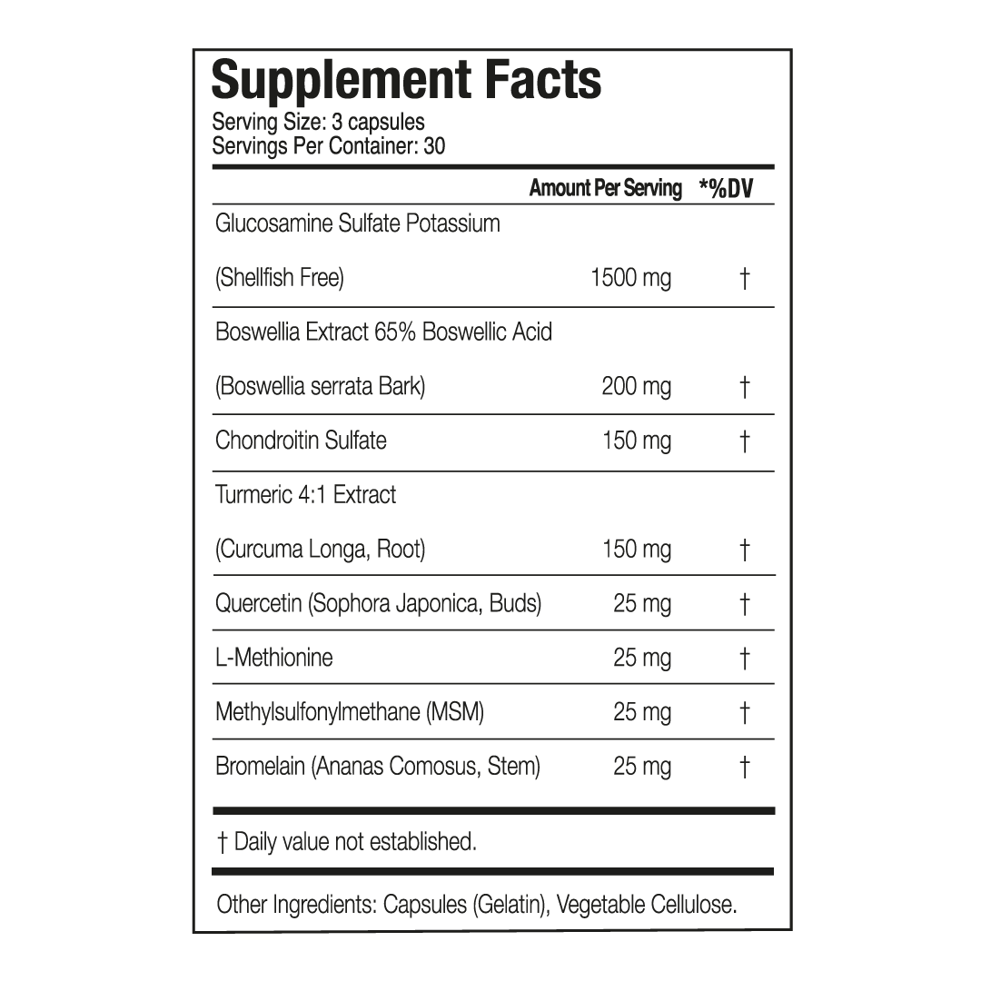 Flexijoint: Glucosamine + Chondroitin + MSM - Concordia Style Boutique