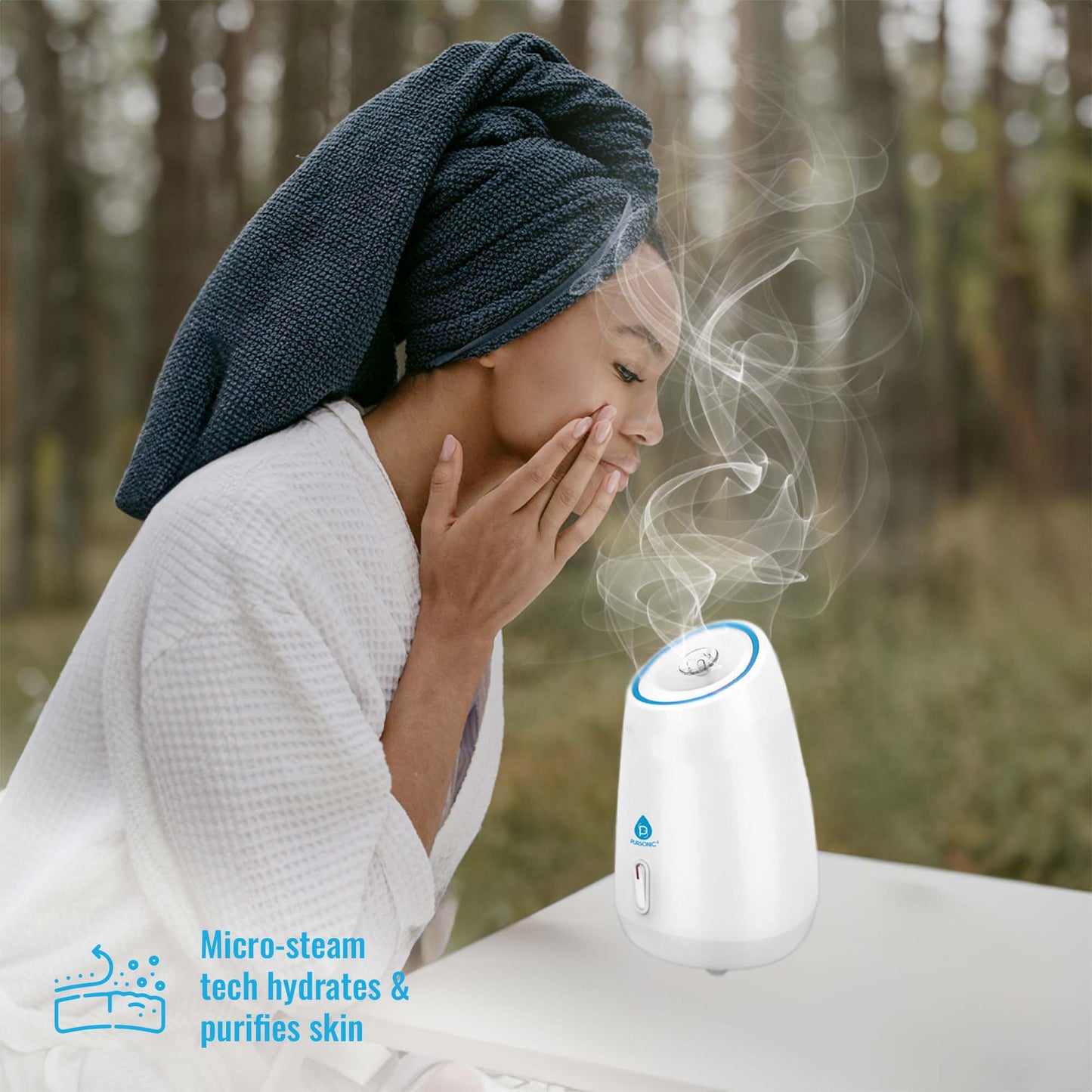 Pursonic Complete Spa & Skincare Bundle – Facial Steamer, Cleansing Brush, and Anti-Aging Serum Set - Concordia Style Boutique