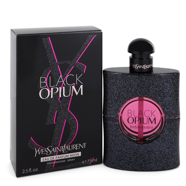 Black Opium by Yves Saint Laurent Eau De Parfum Neon Spray 2.5 oz for Women - Concordia Style Boutique