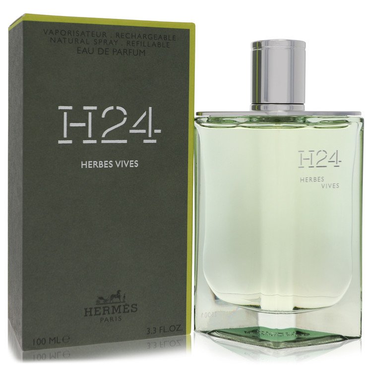 Hermes H24 Herbes Vives by Hermes Eau De Parfum Refillable Spray 3.4 oz for Men - Concordia Style Boutique