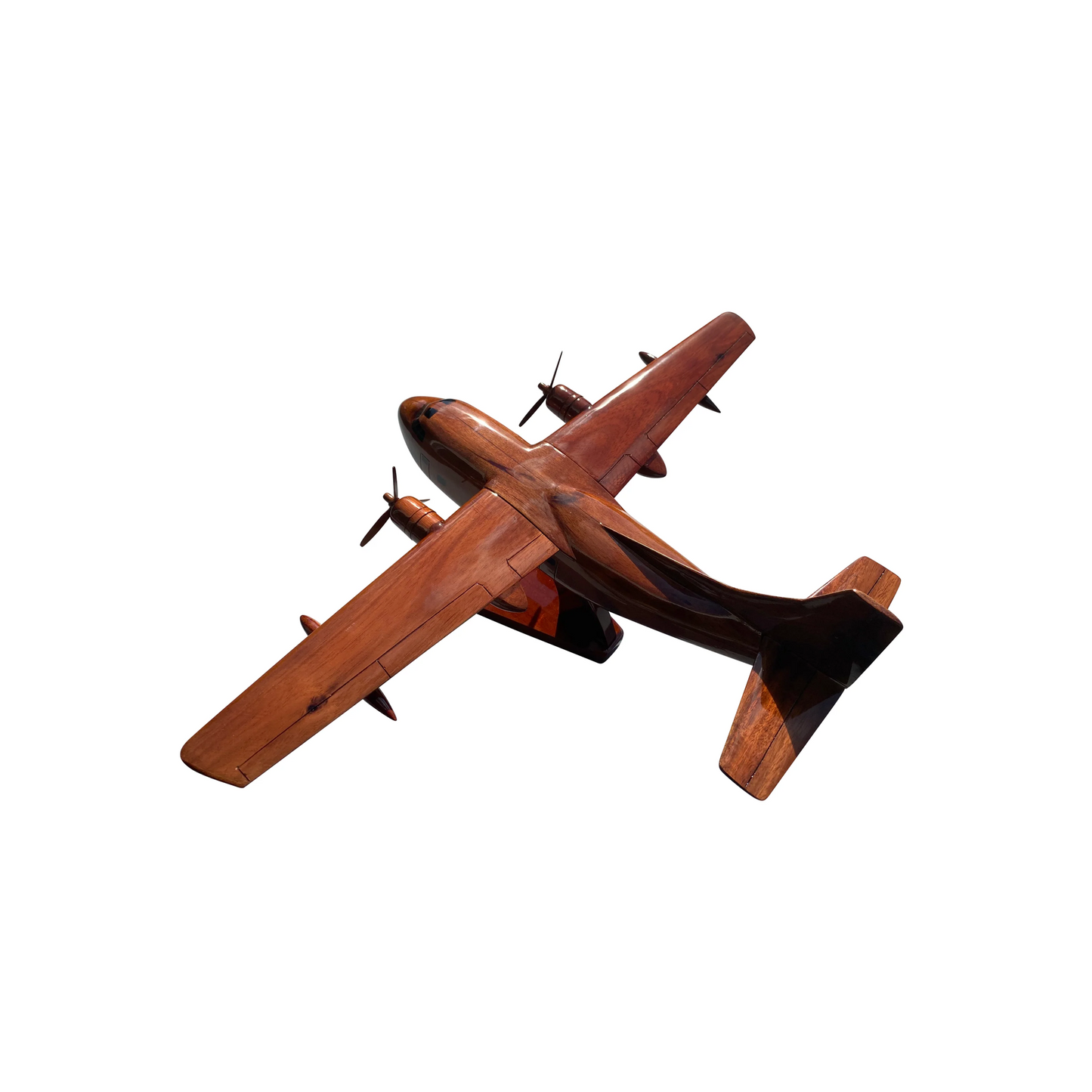 Fairchild C123 Provider Mahogany Wood Desktop Airplane Model