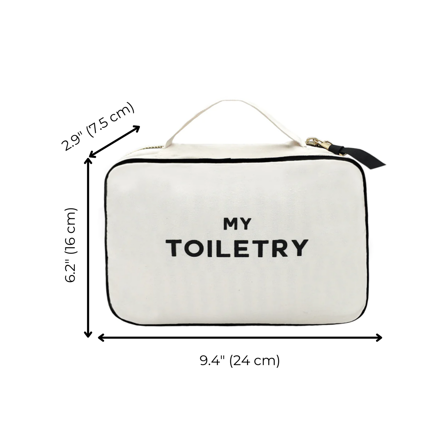 Folding/Hanging Toiletry Case, Cream - Concordia Style Boutique