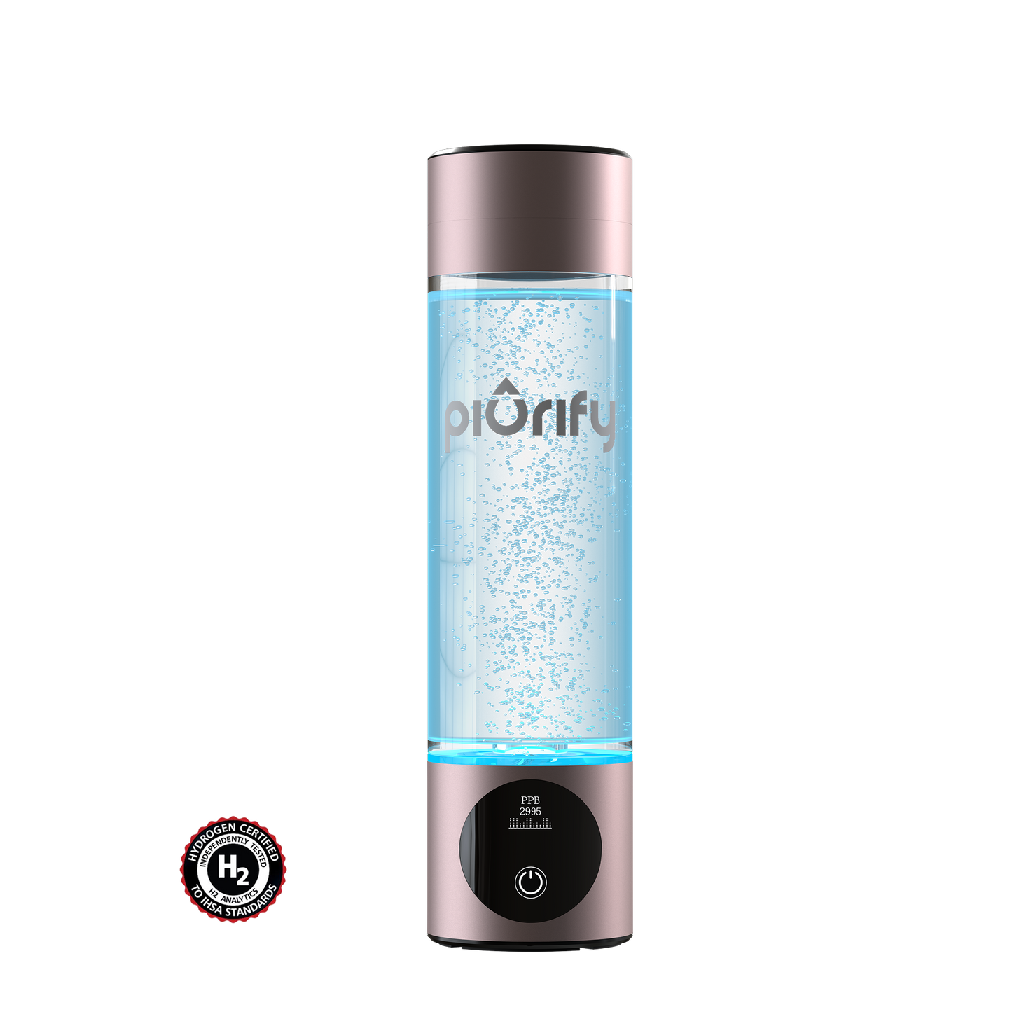 PIURIFY Hydrogenator® Bottle - Pink - Concordia Style Boutique