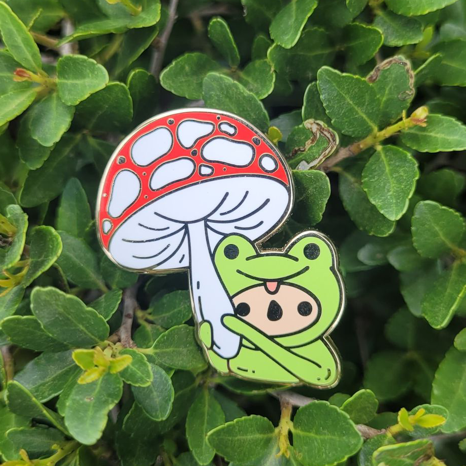 Frogman - Hard Enamel Pin - Concordia Style Boutique